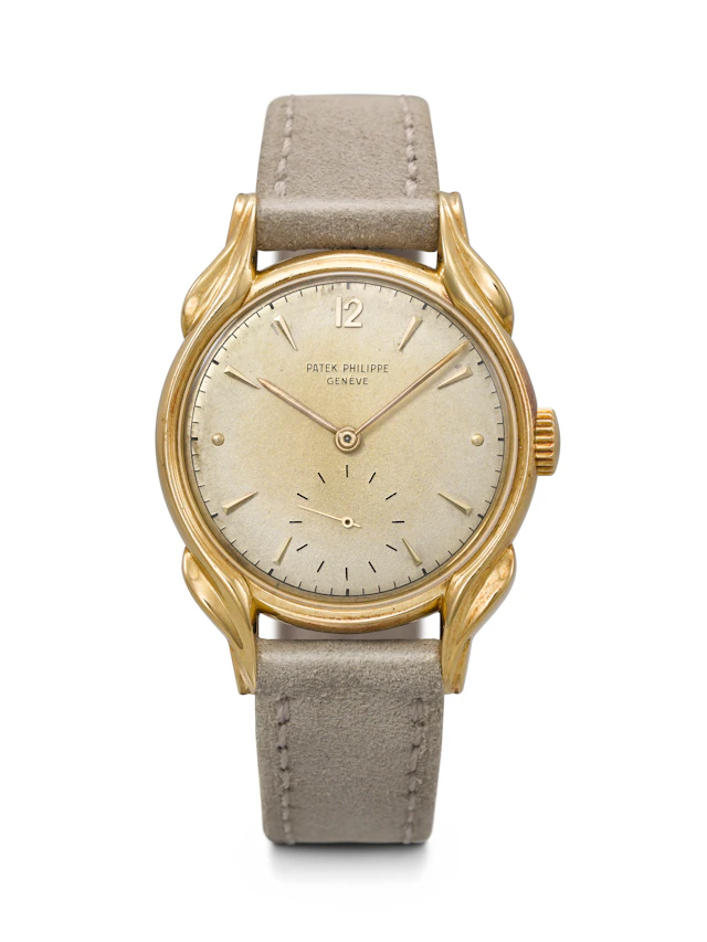 Patek Philippe. An Unusual and Highly Attractive 18K Gold Wristwatch