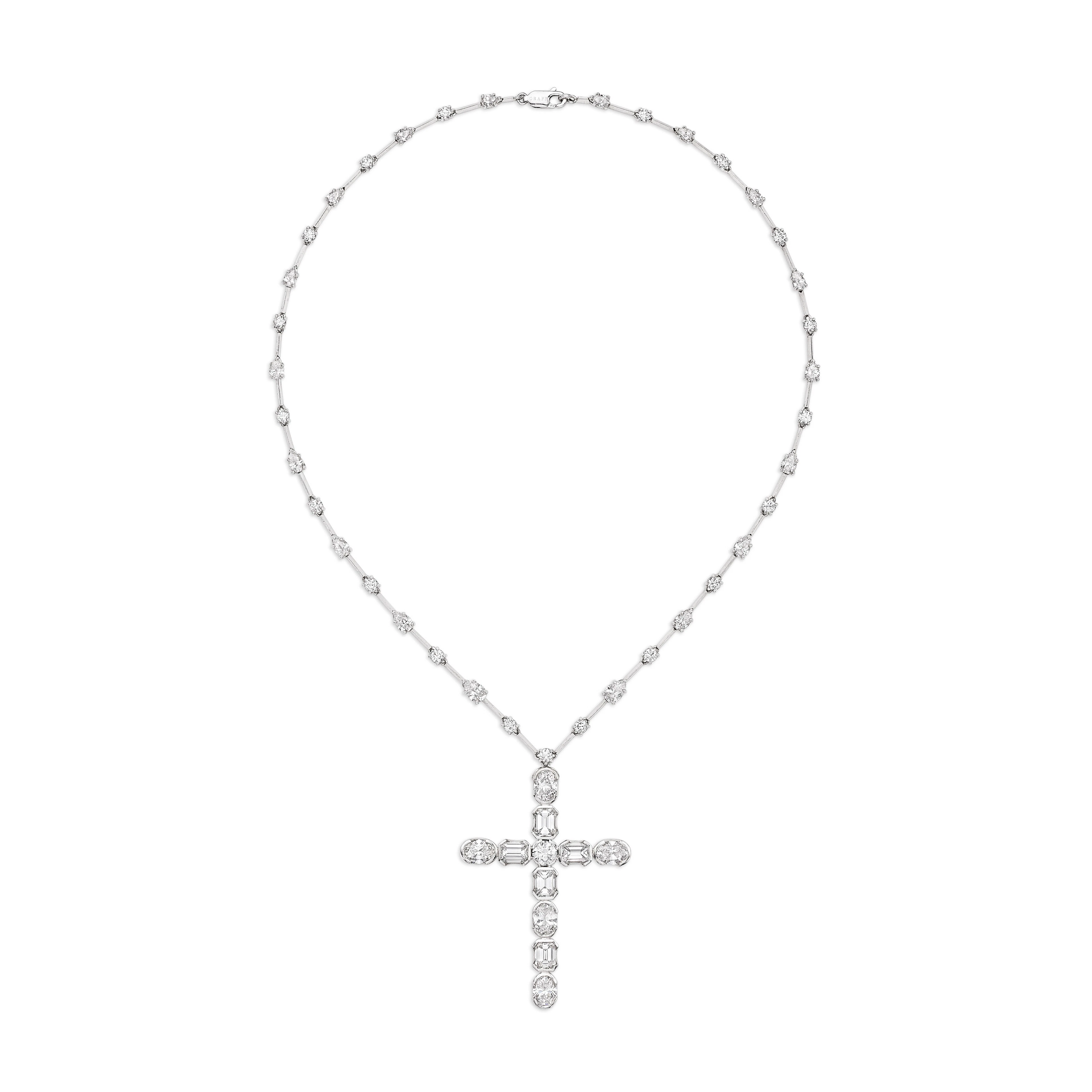 Graff Diamond Cross Pendant-Necklace