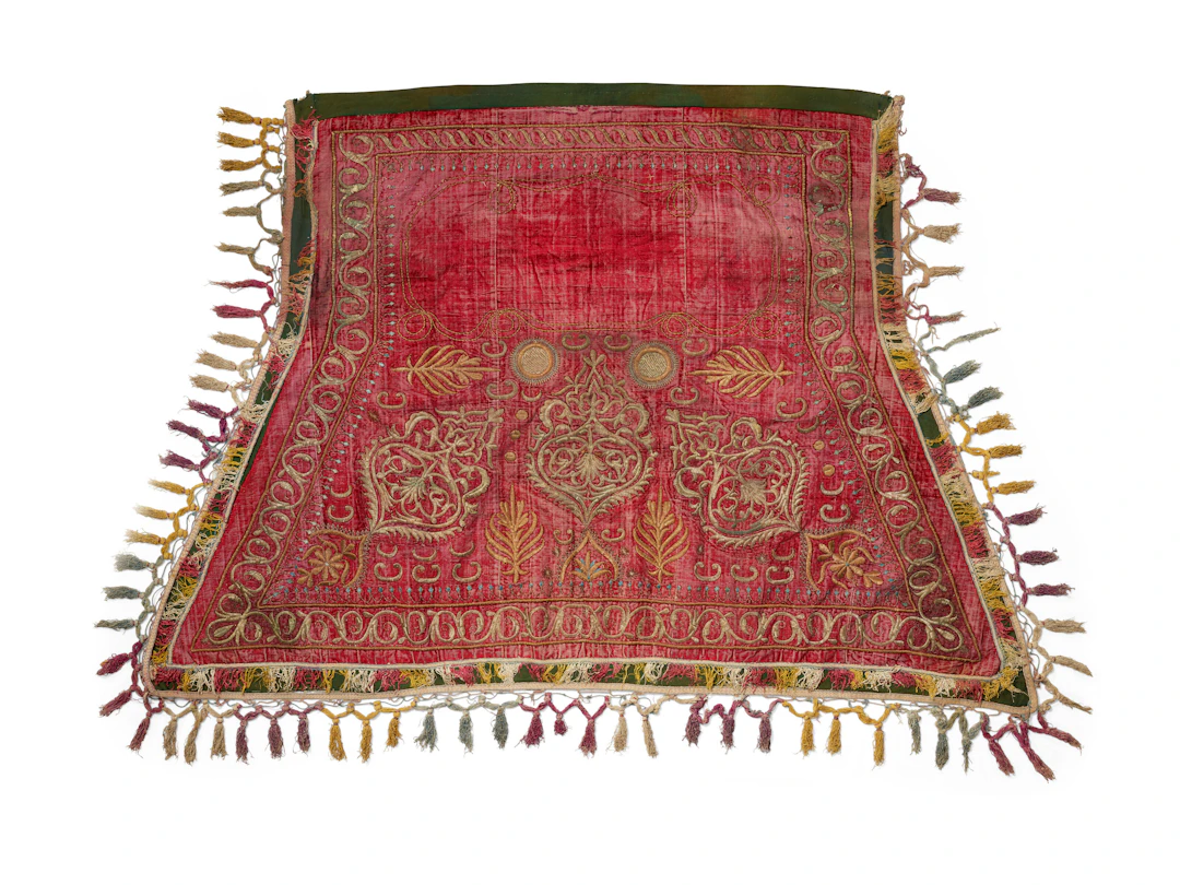 A Rare Ottoman Saddle Cloth
