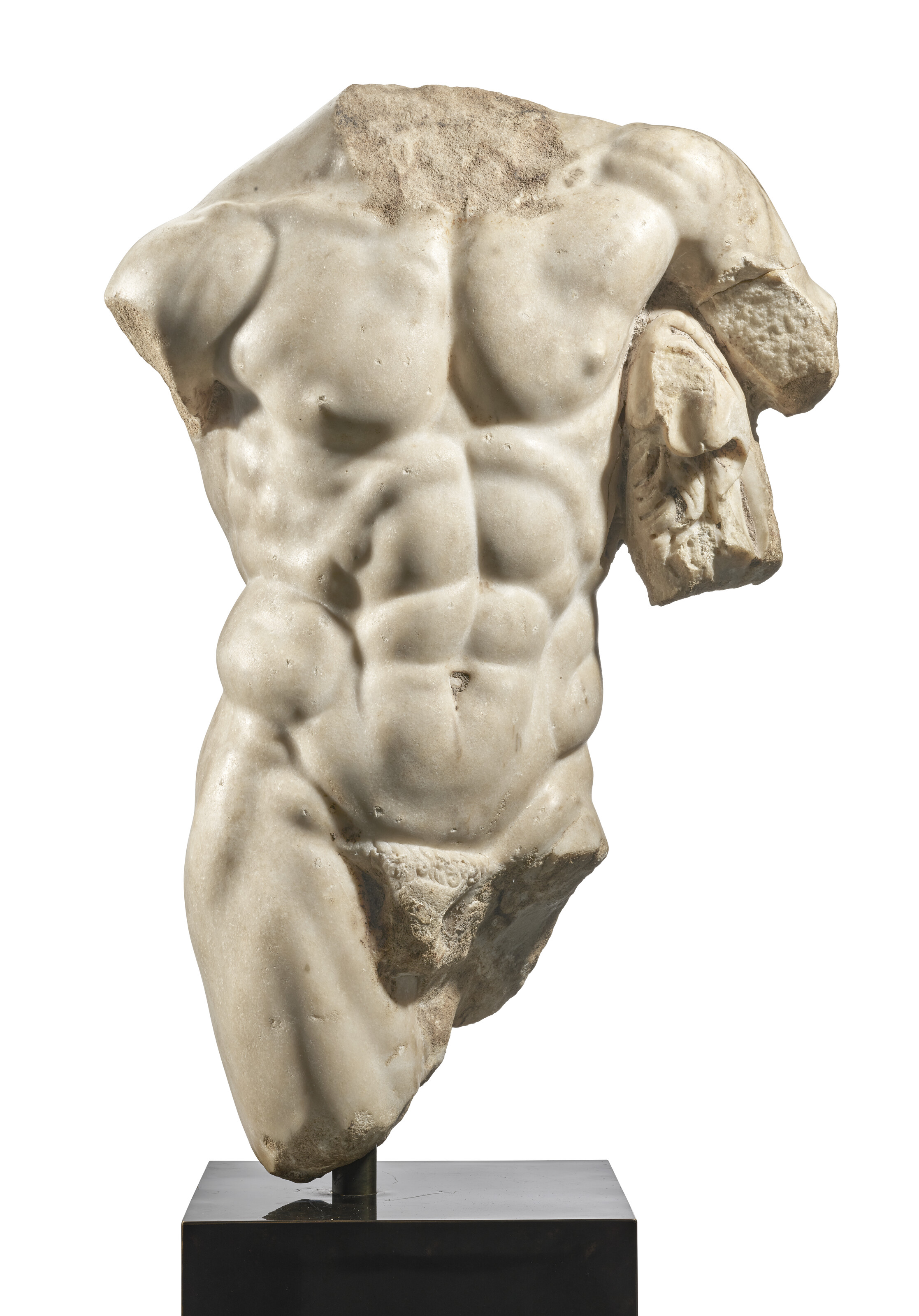 Torse D’hercule En Marbre