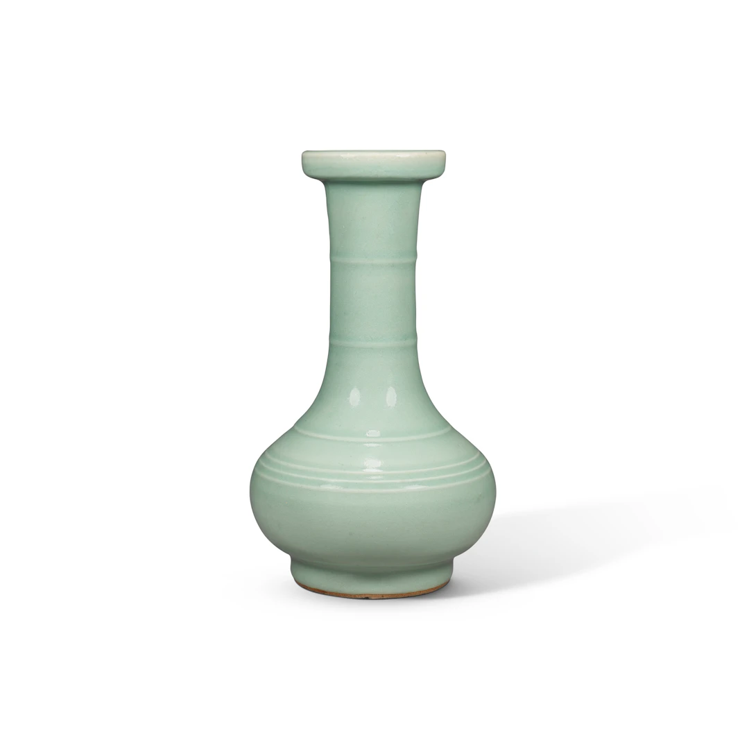 A Rare Longquan Celadon ‘Bamboo-Neck’ Vase