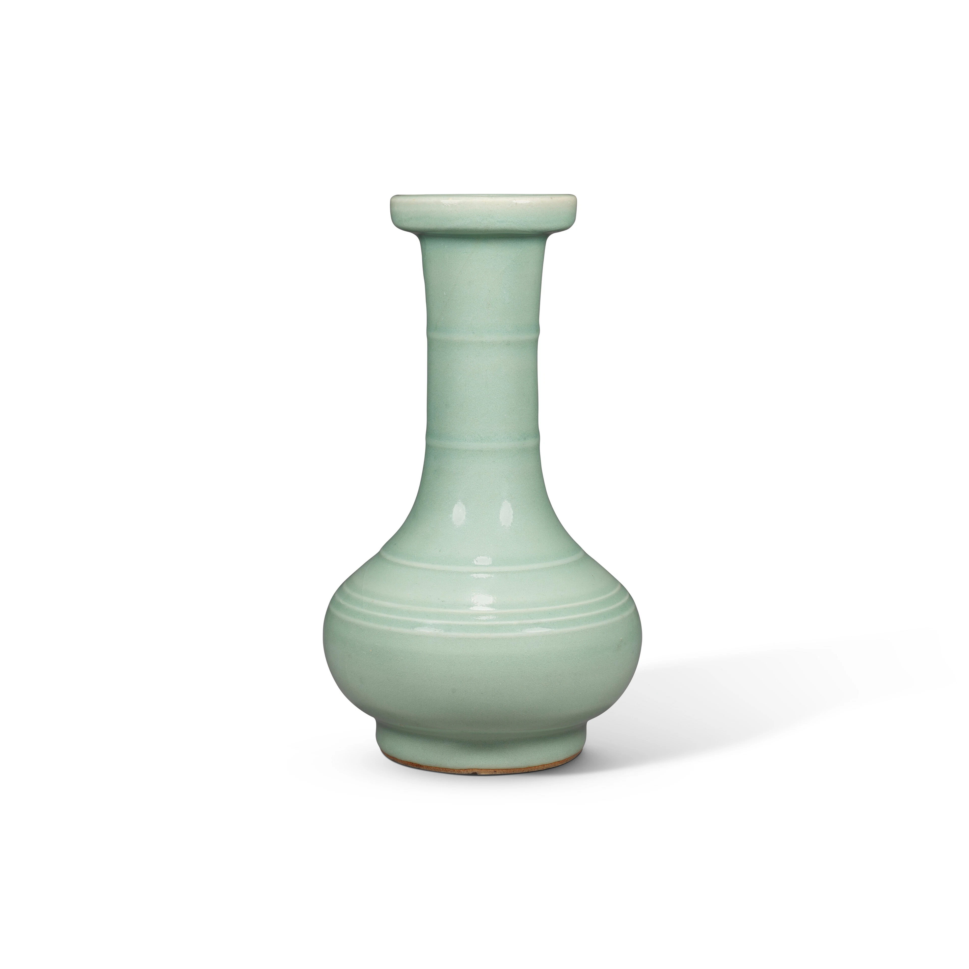 A Rare Longquan Celadon ‘Bamboo-Neck’ Vase