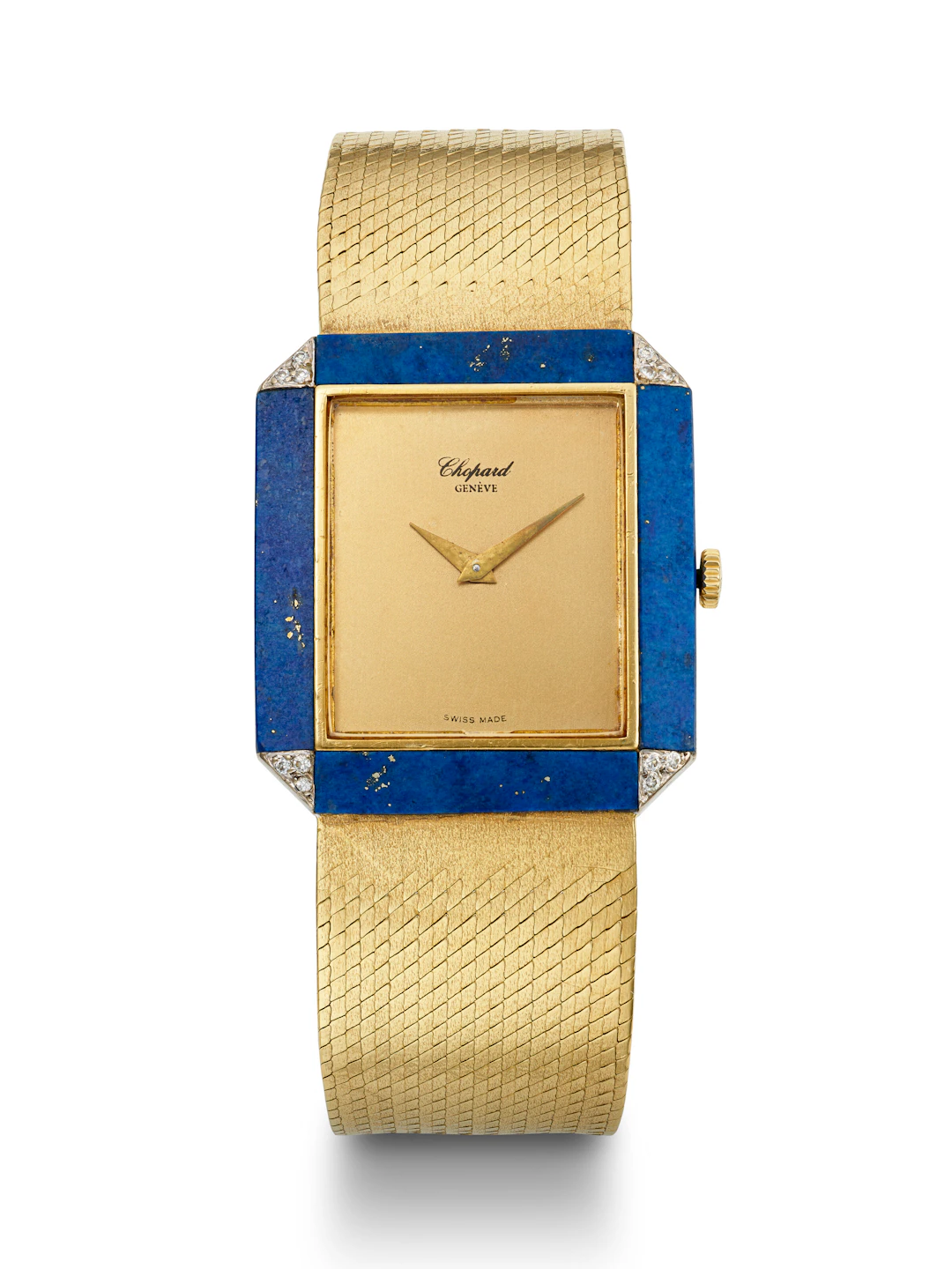 Chopard, Yellow Gold, Lapis Lazuli and Diamond-Set Bracelet Watch, Ref. 2114 1