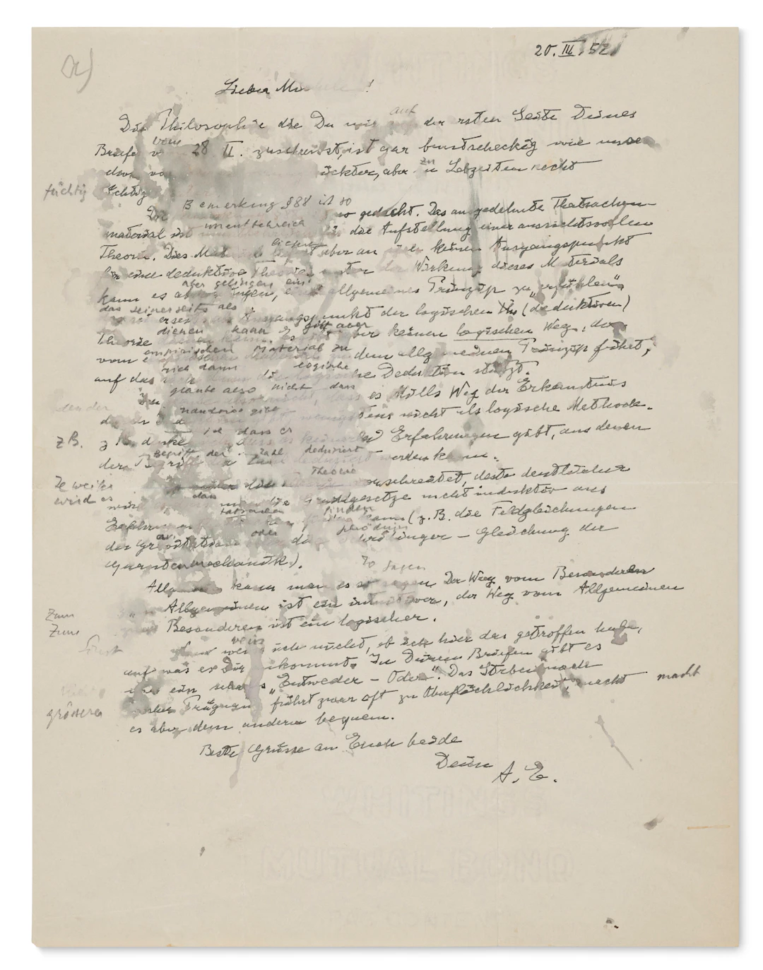 Letter to Michele Besso