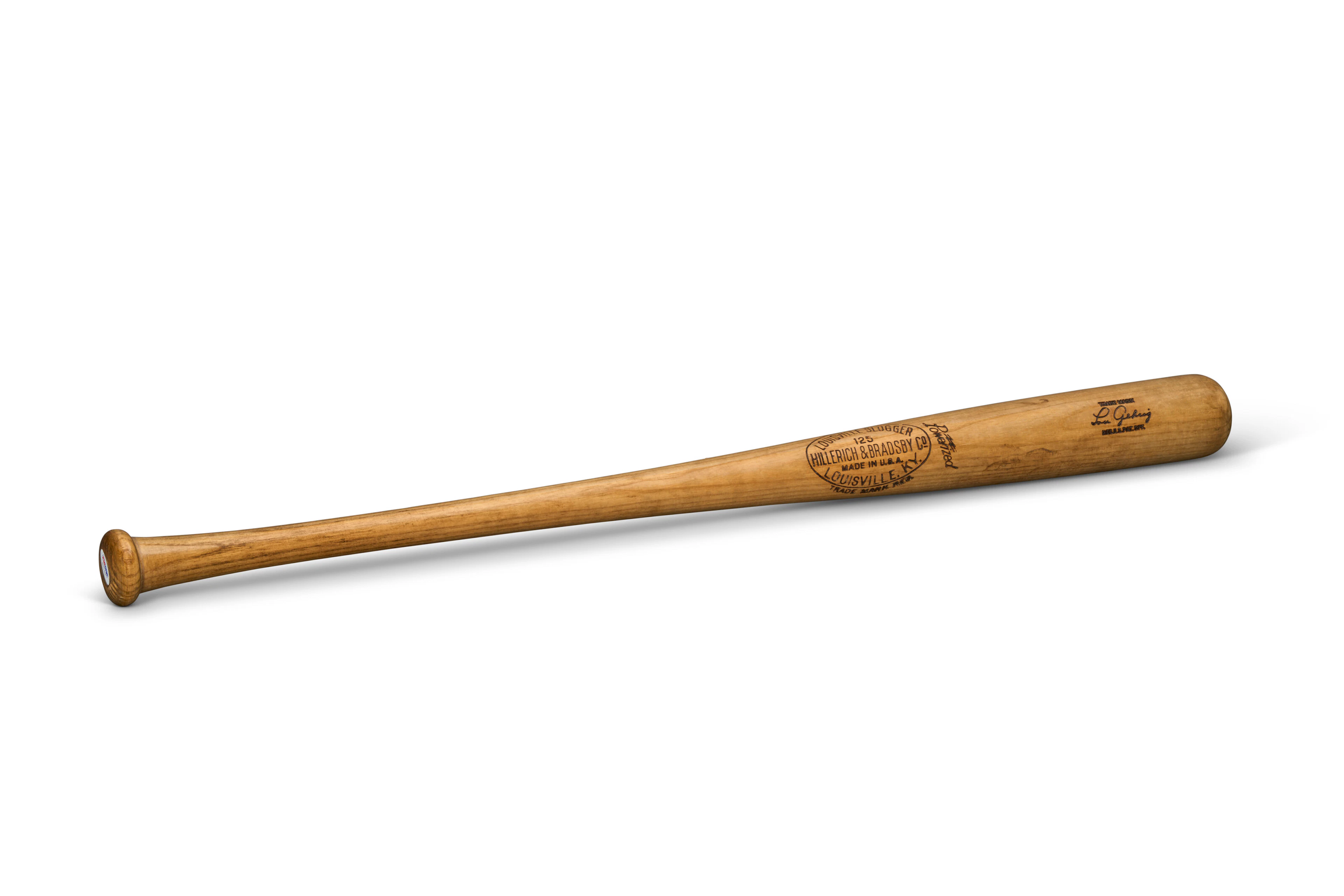 MUSEUM QUALITY LOU GEHRIG PROFESSIONAL MODEL BASEBALL BAT (PSA/DNA