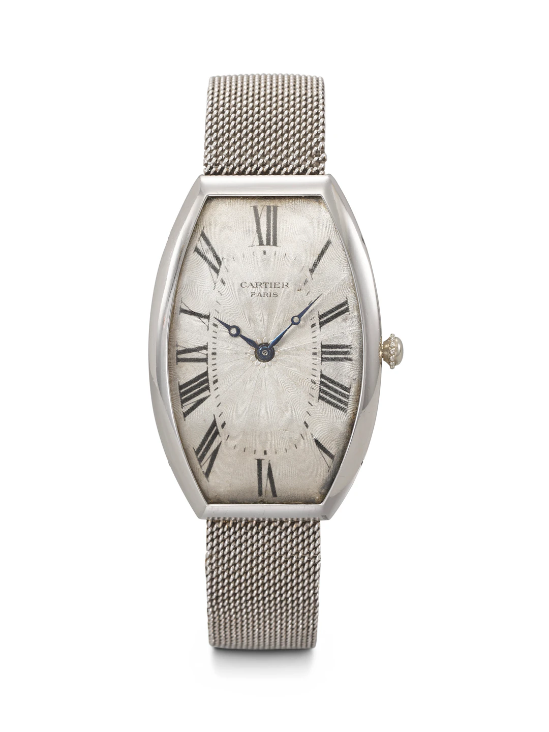 Cartier. An Exceedingly Rare, Early and Highly Attractive Platinum