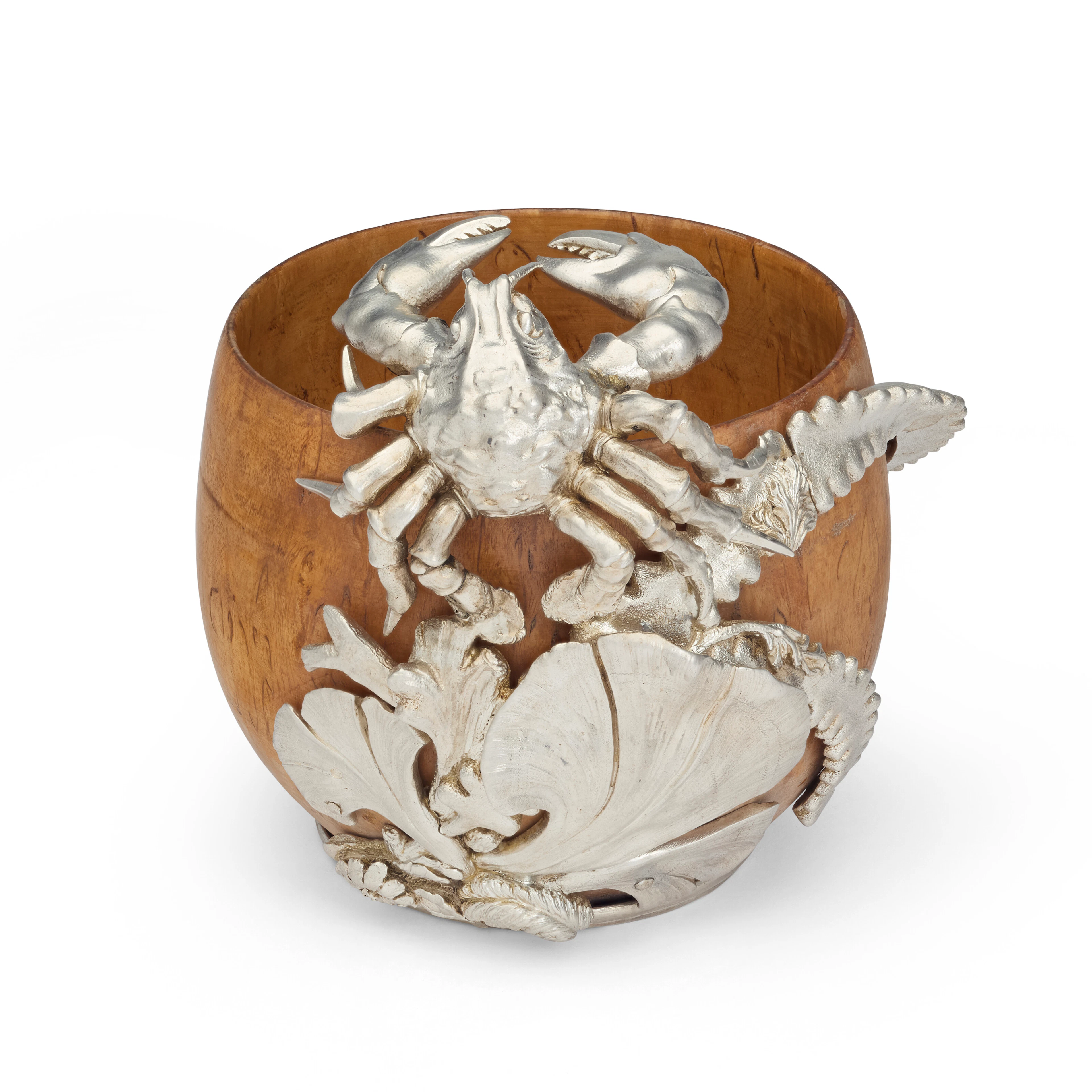 A Silver-Mounted Karelian Birch Cup