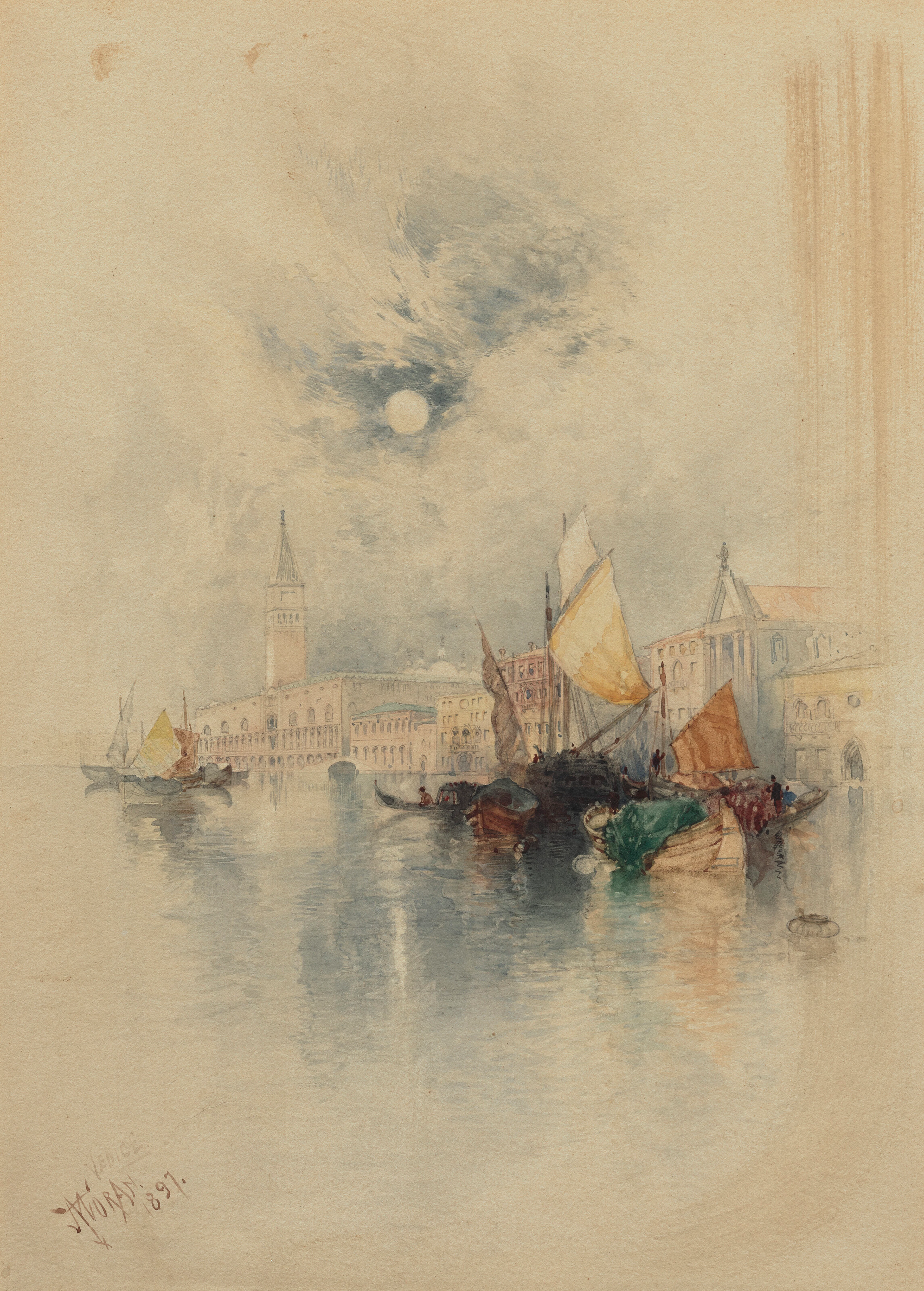 THOMAS MORAN (1837-1926) Venice