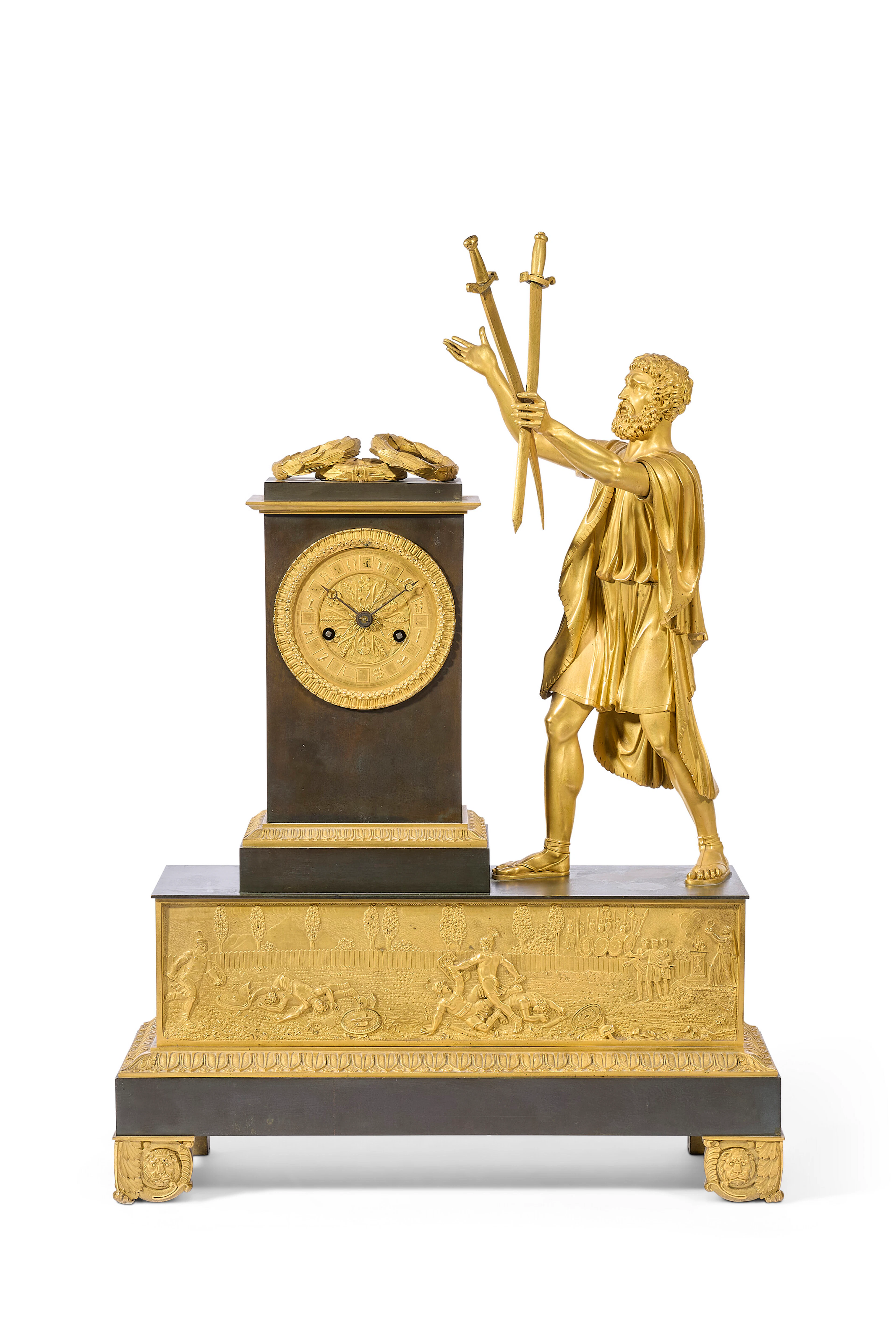 Pendule 'Serment Des Horaces' D'époque Empire