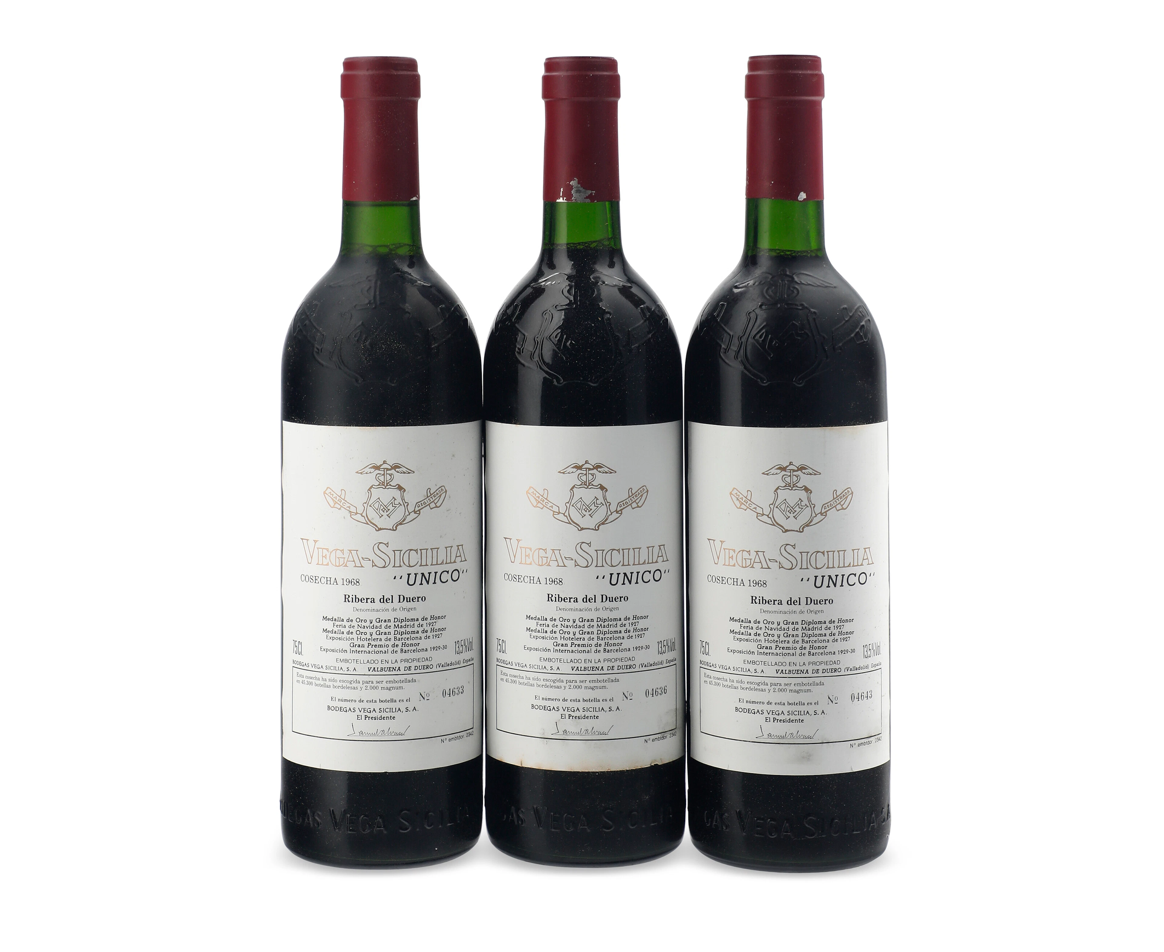 Vega Sicilia, Unico 1968
