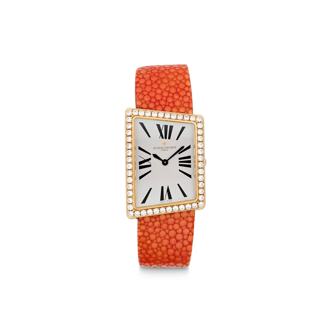 Vacheron Constantin Enamel and Diamond '1972' Wristwatch
