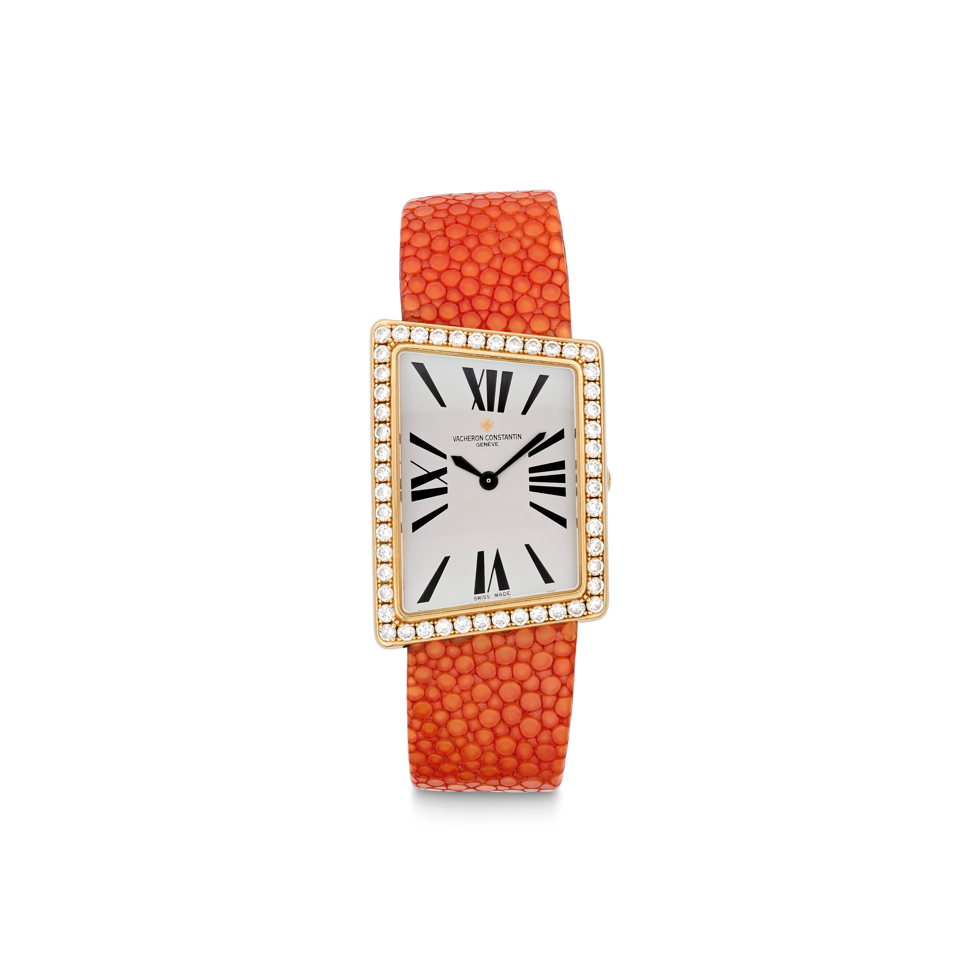 Vacheron Constantin Enamel and Diamond '1972' Wristwatch