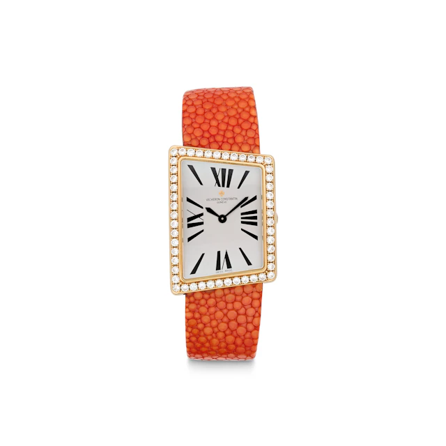 Vacheron Constantin Enamel and Diamond '1972' Wristwatch