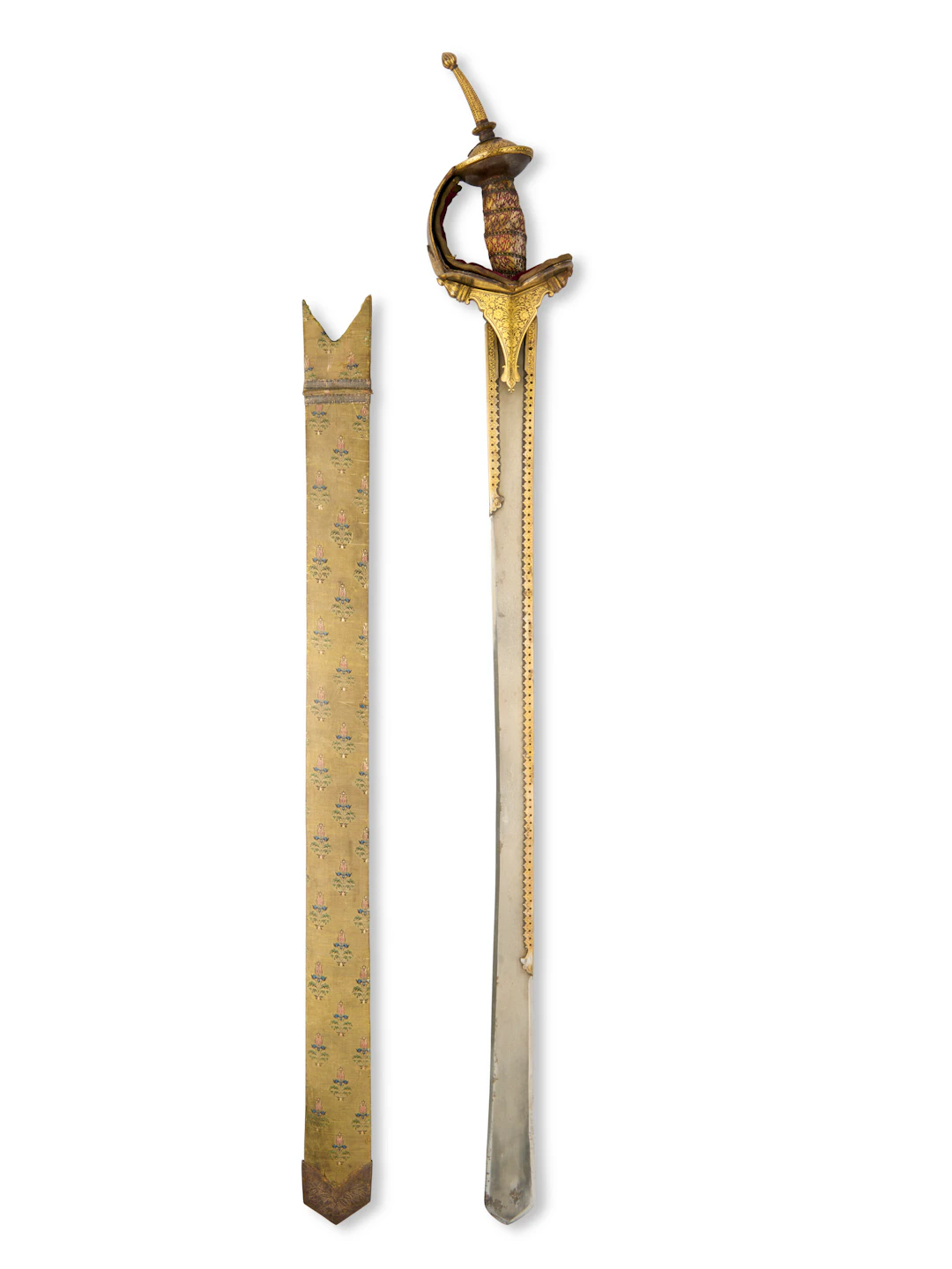 A Sword ( Khanda ) with Original Scabbard