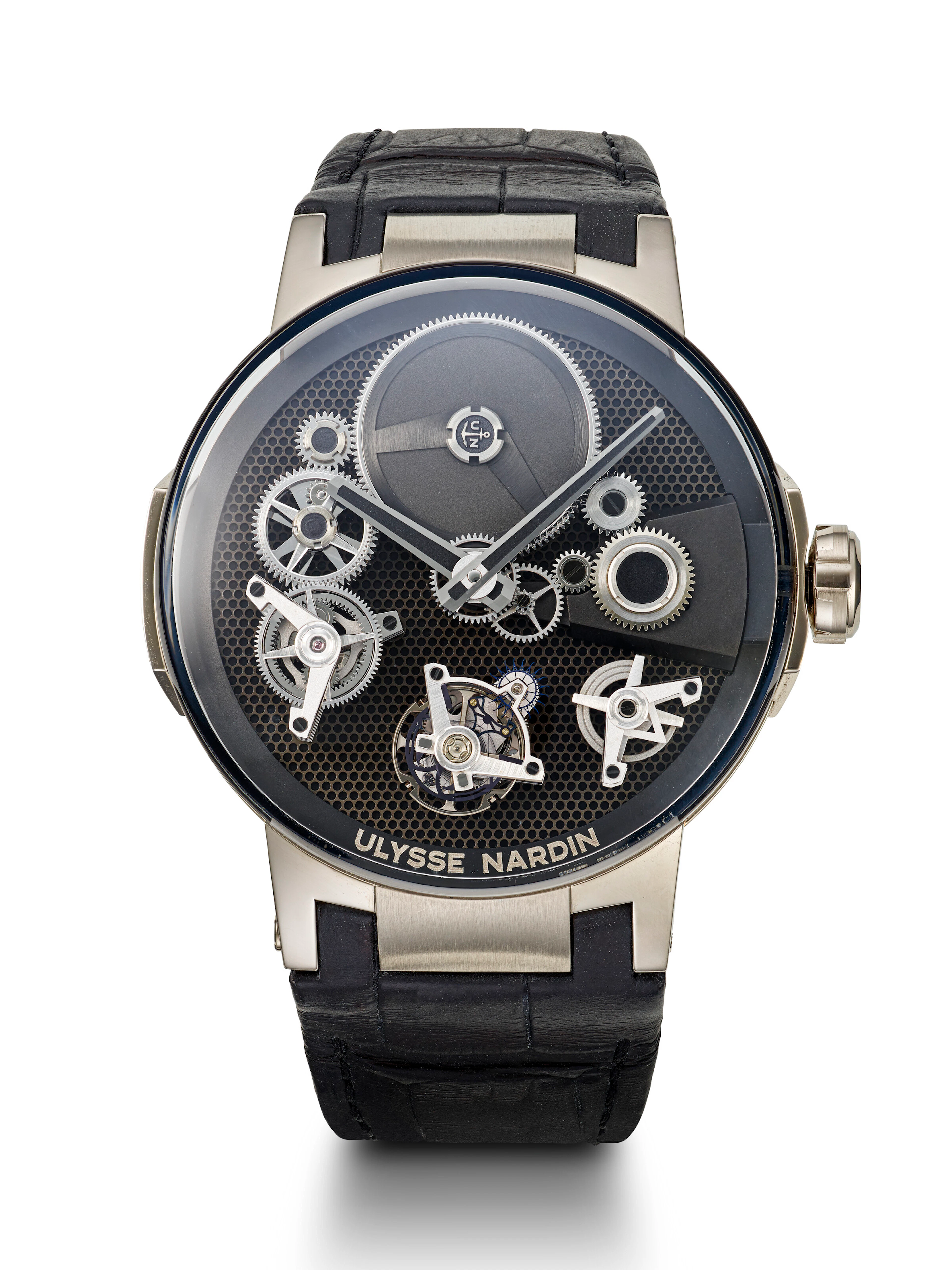 Ulysse Nardin, White Gold 'Blast Tourbillon Free Wheel', Ref. 1760-176