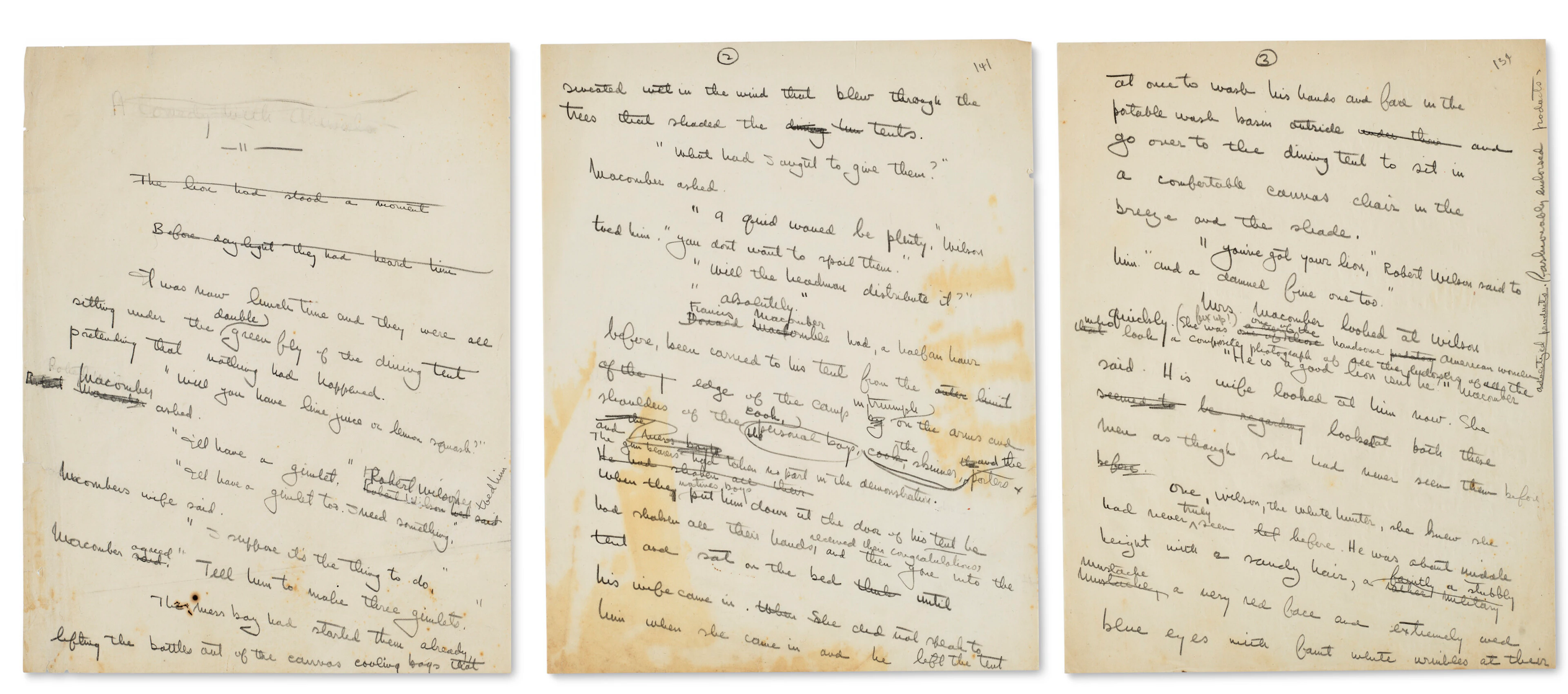 "The Short Happy Life of Francis Macomber"