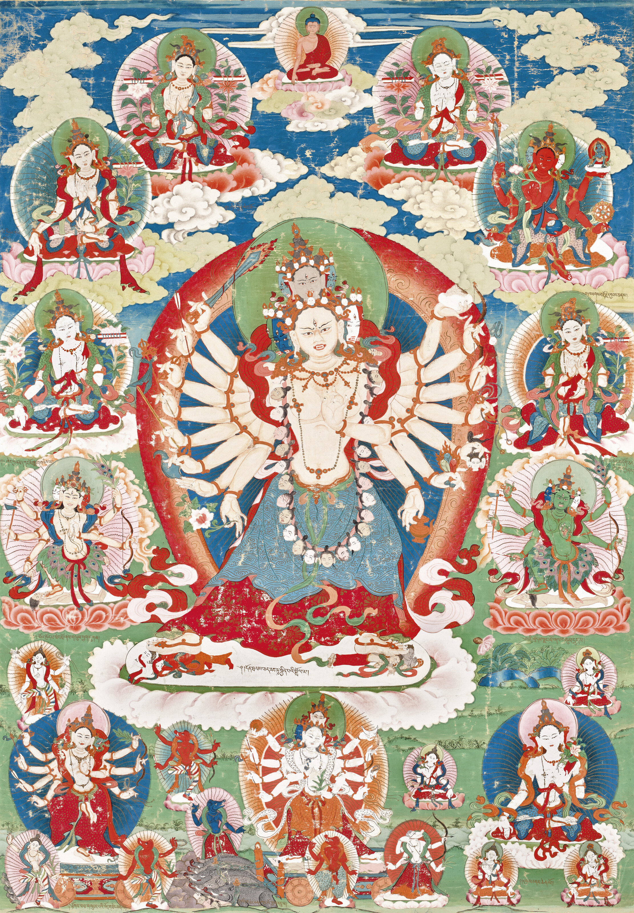 Thangka Représentant Tara