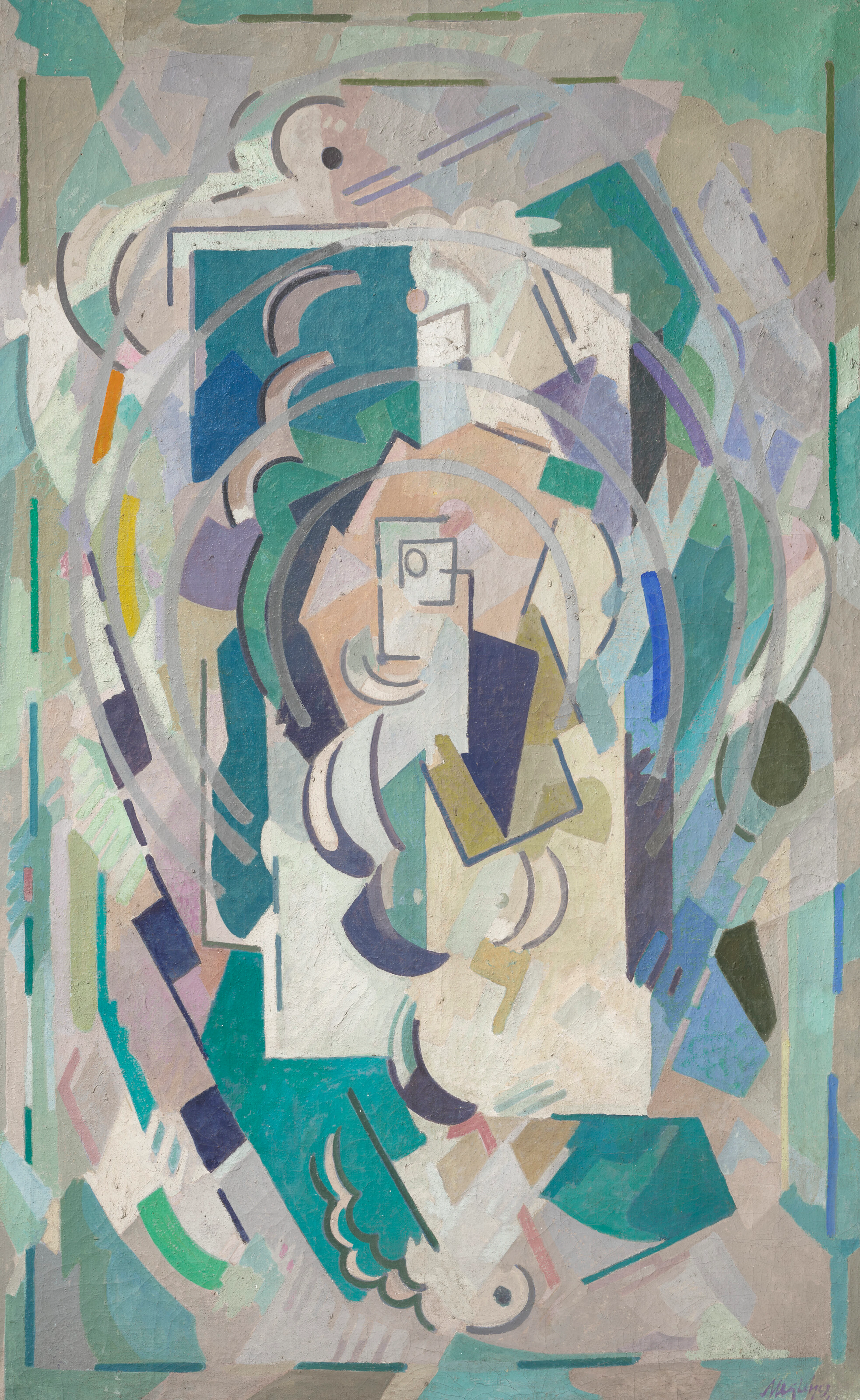 ALBERT GLEIZES (1881-1953) Peinture objective thématique pour la contemplation