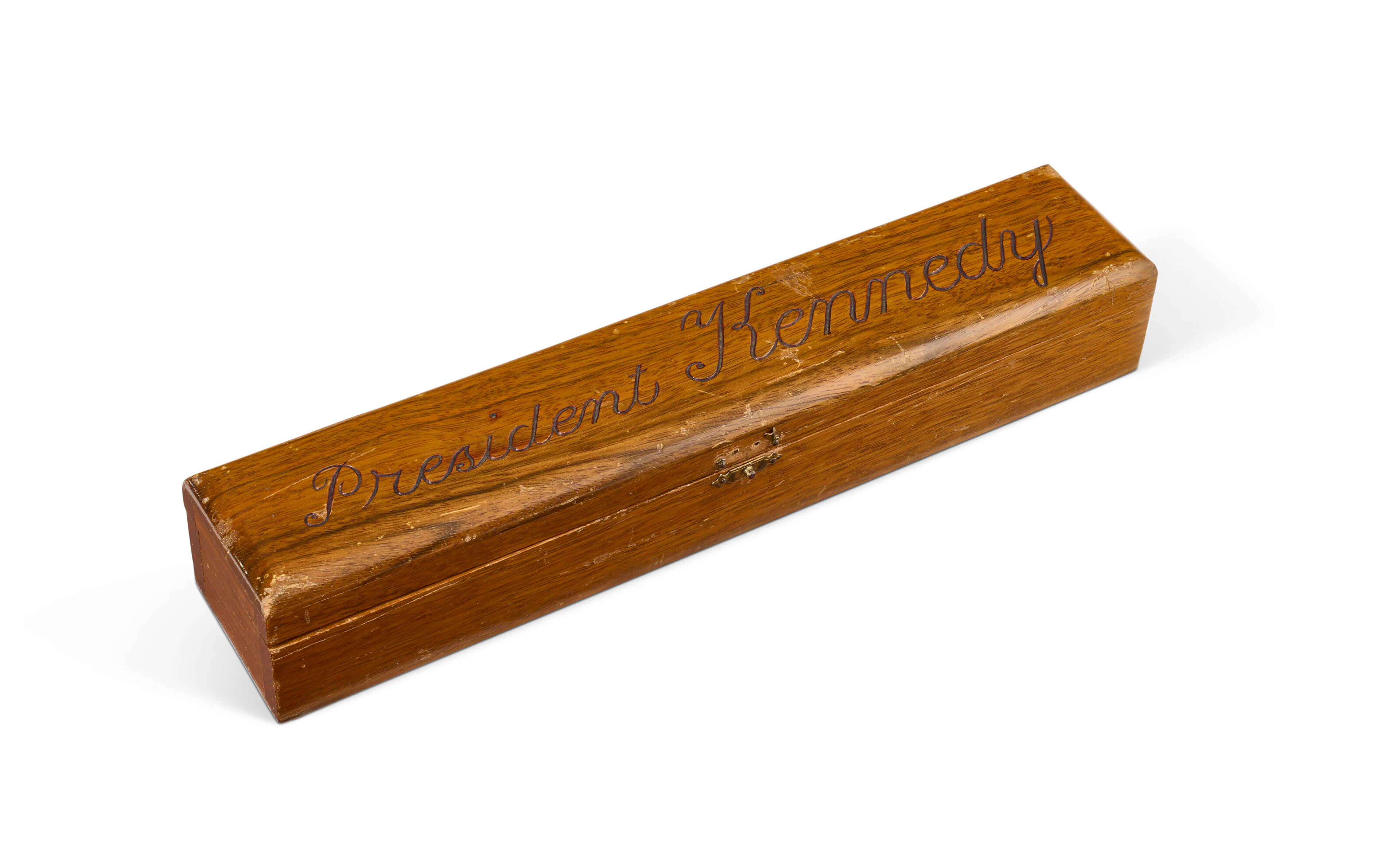 Wooden Cigar Box Belonging to President John F. Kennedy