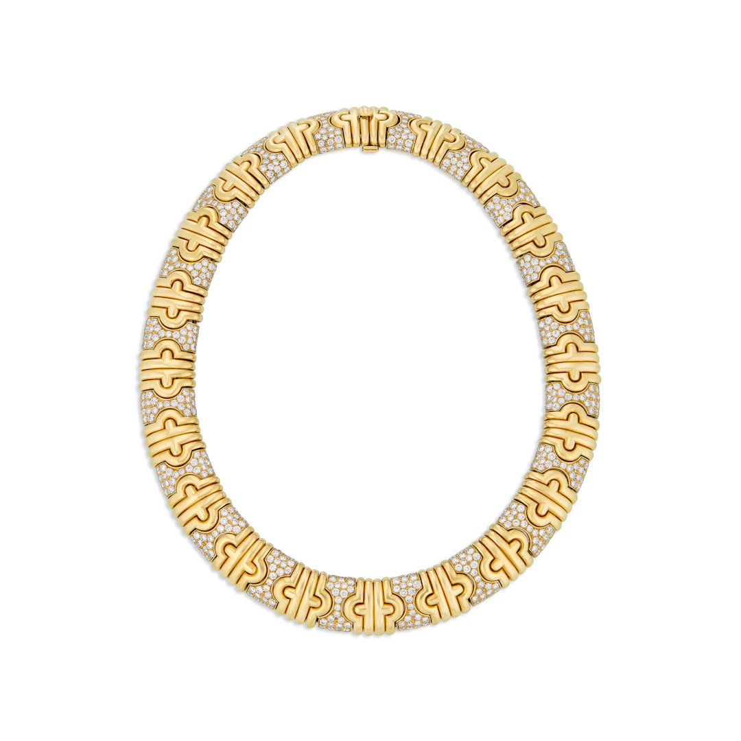Bulgari Diamond and Gold 'Parentesi' Necklace