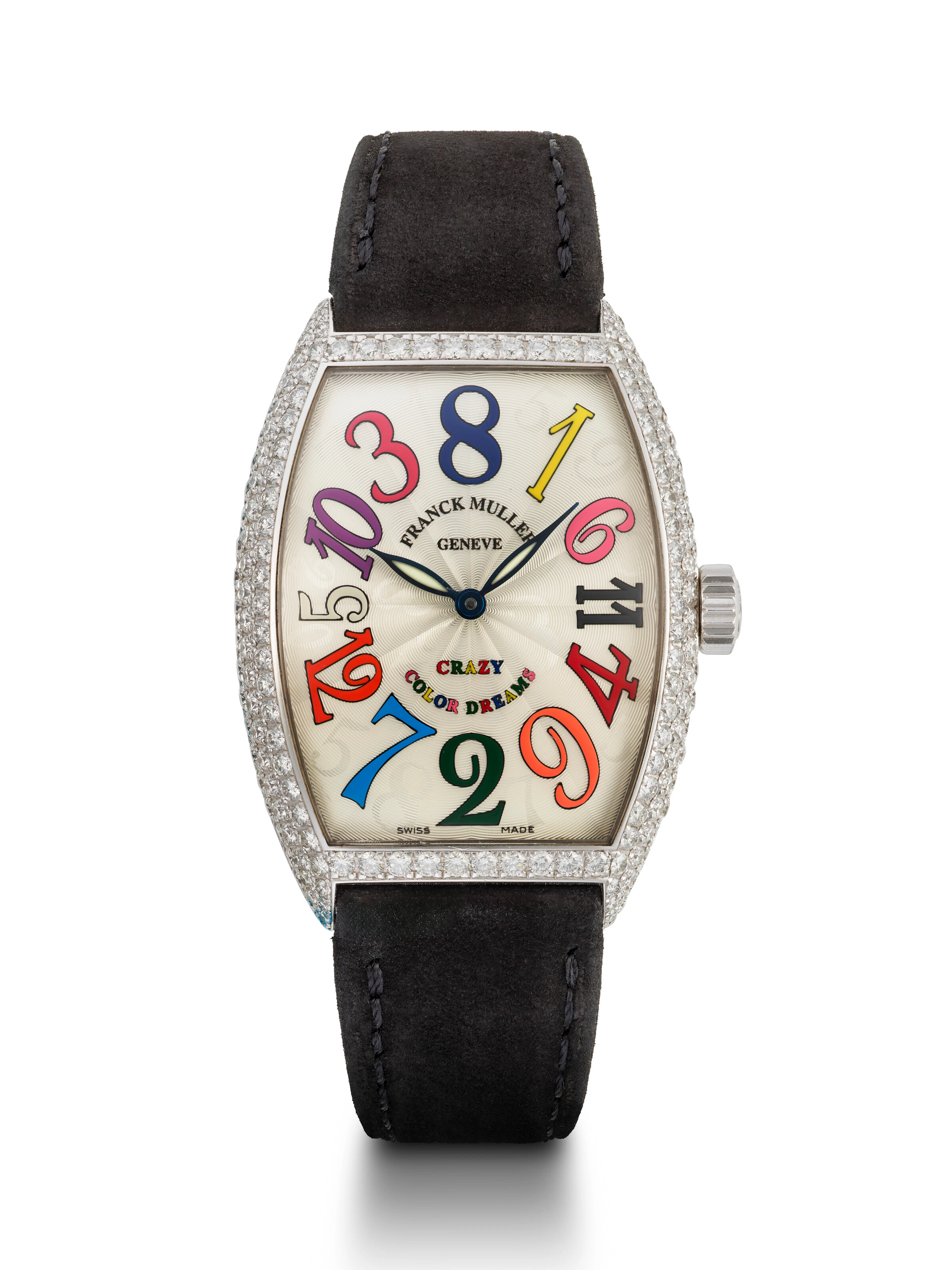 Franck Muller, White Gold and Diamond-Set 'Crazy Color Dreams', Ref. 7851 Ch D