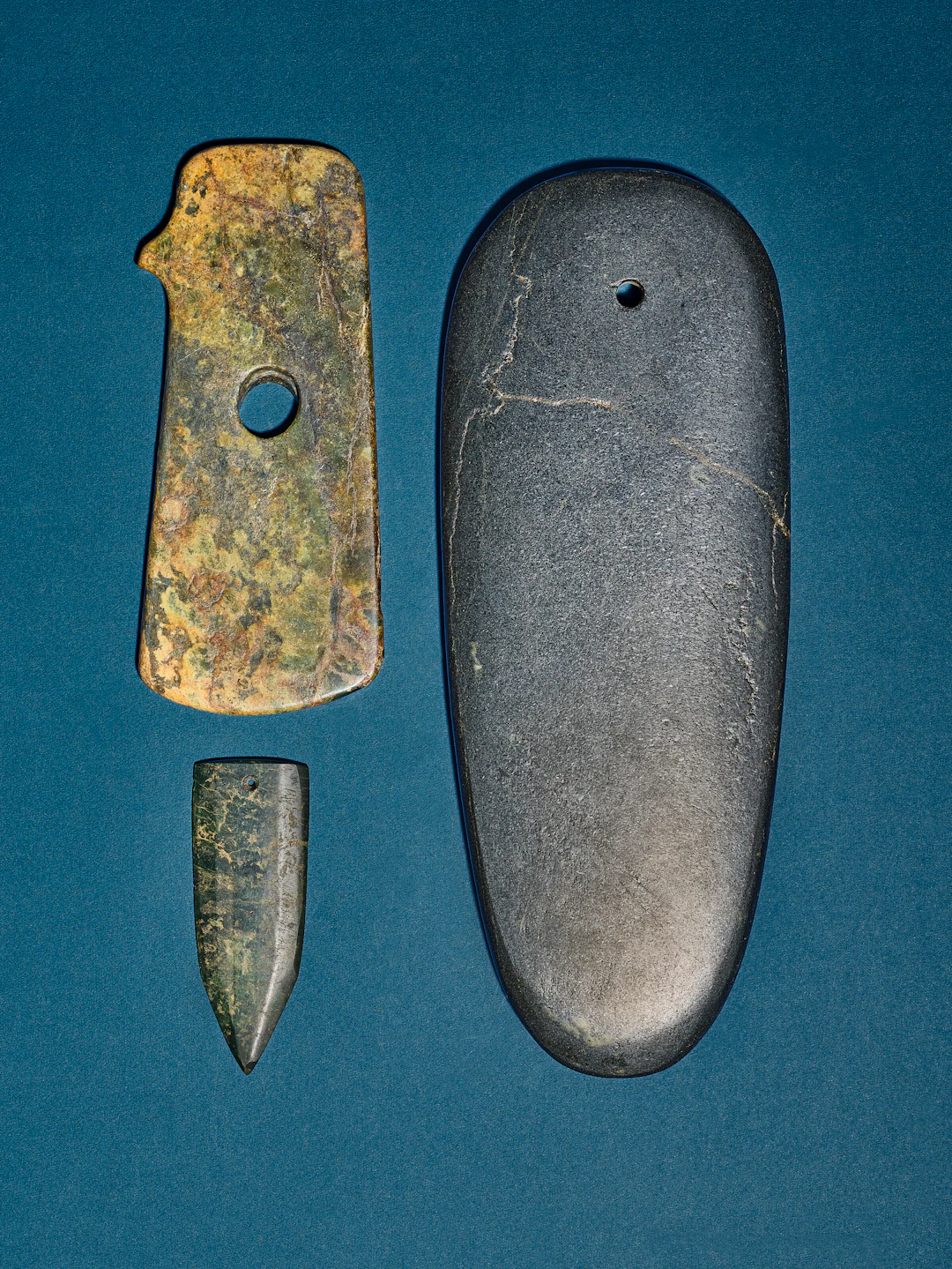 Three Jade Ceremonial Blades