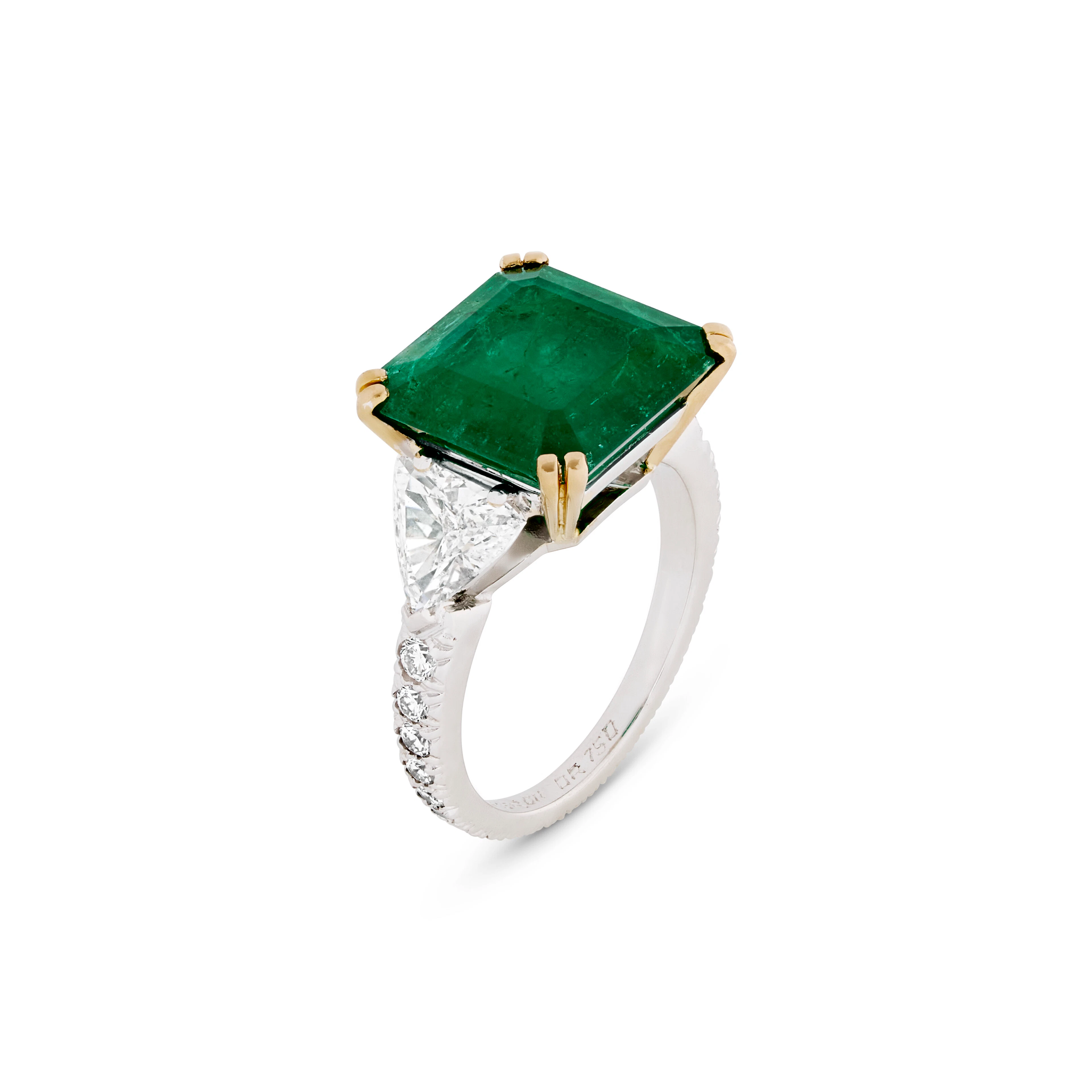 Emerald and Diamond Ring, Monture Boucheron