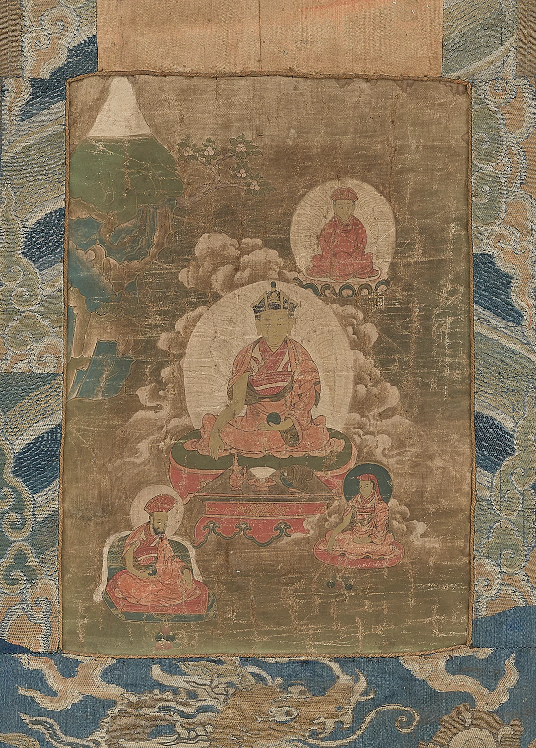A Thangka of a Portrait of the Tenth Karmapa