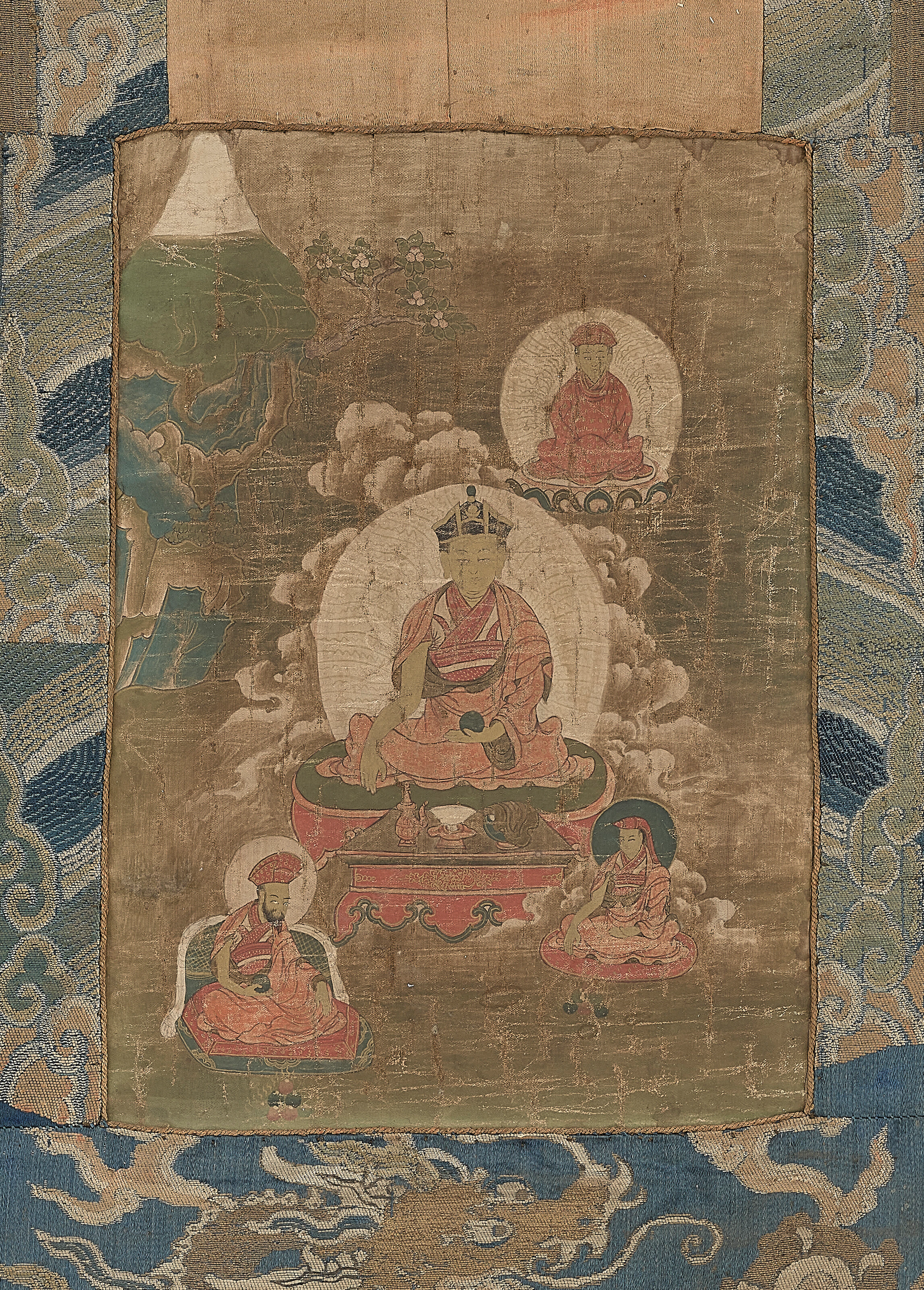 A Thangka of a Portrait of the Tenth Karmapa
