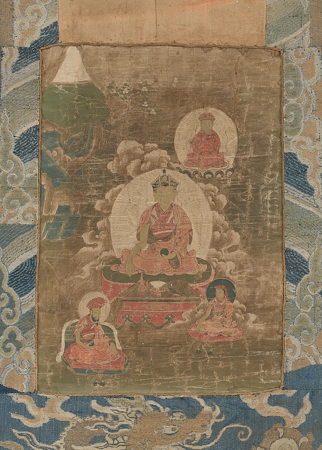 A Thangka of a Portrait of the Tenth Karmapa