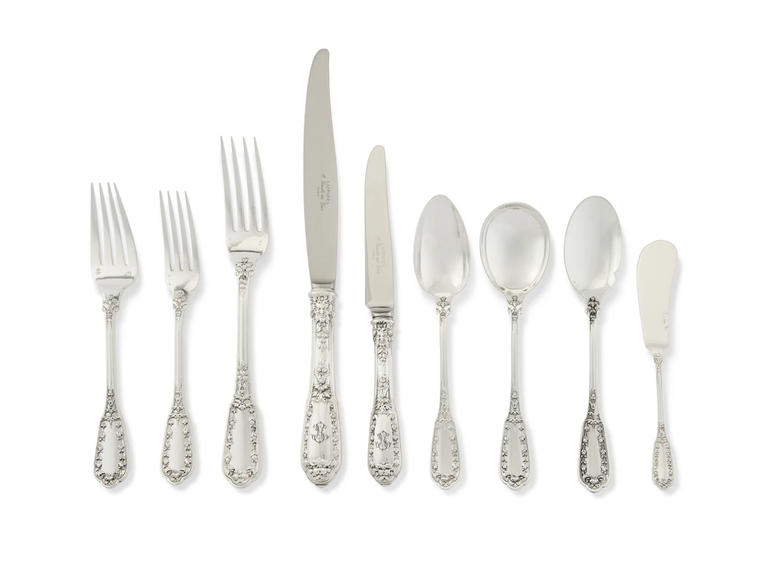 A French Silver Flatware Service
