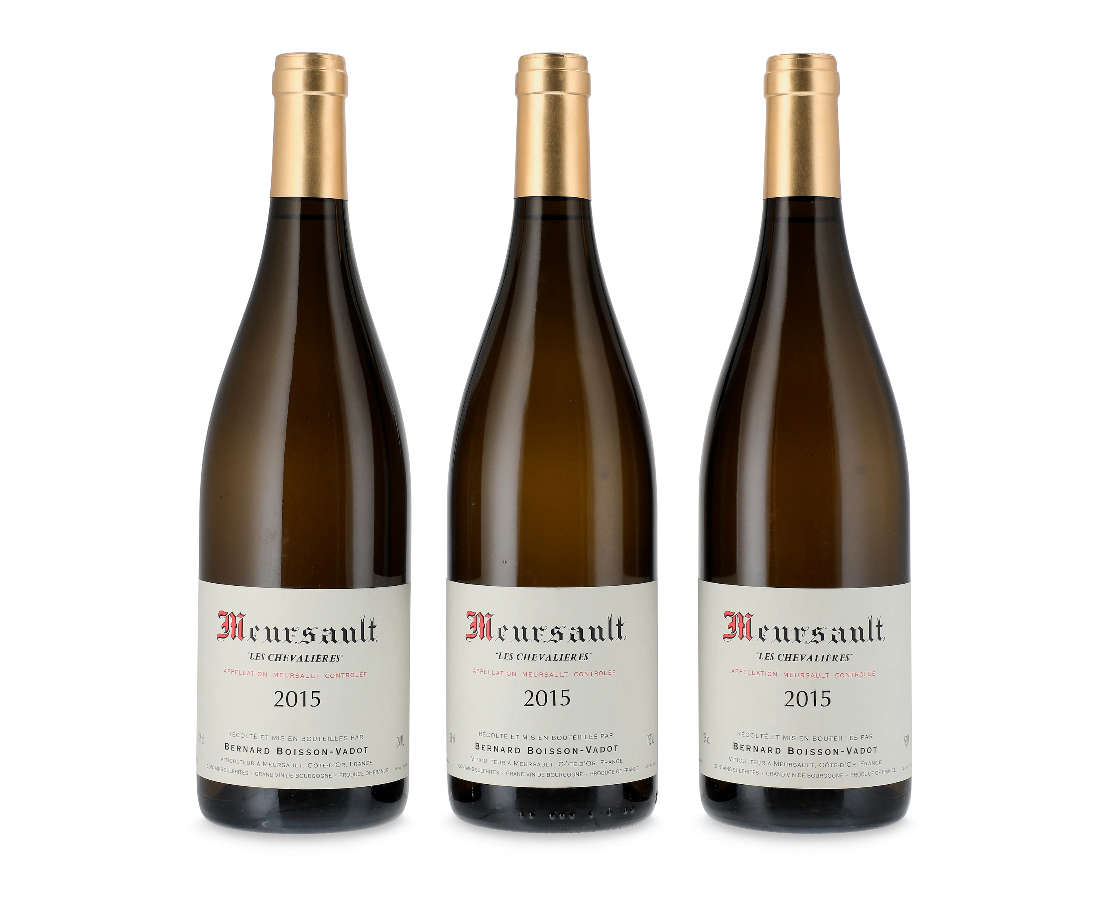 Bernard Boisson-Vadot, Meursault Les Chevalieres 2015