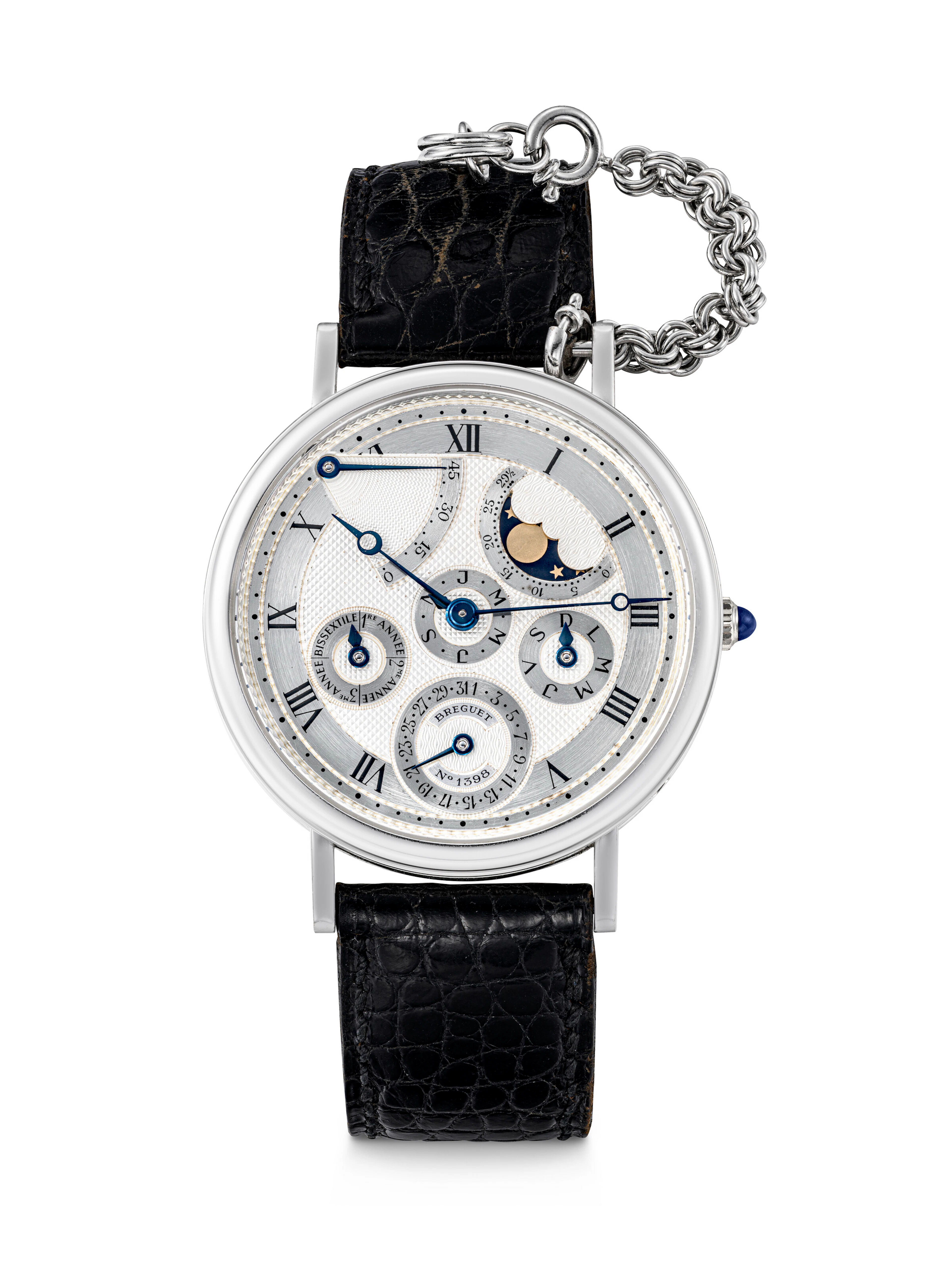 Breguet. An Extremely Rare 18K White Gold Automatic Perpetual Calendar