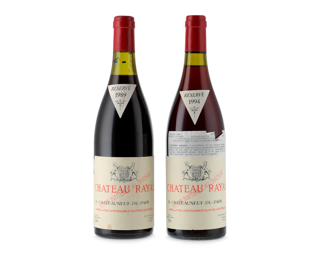 Mixed 1989 & 1994 Château Rayas, Châteauneuf-Du-Pape