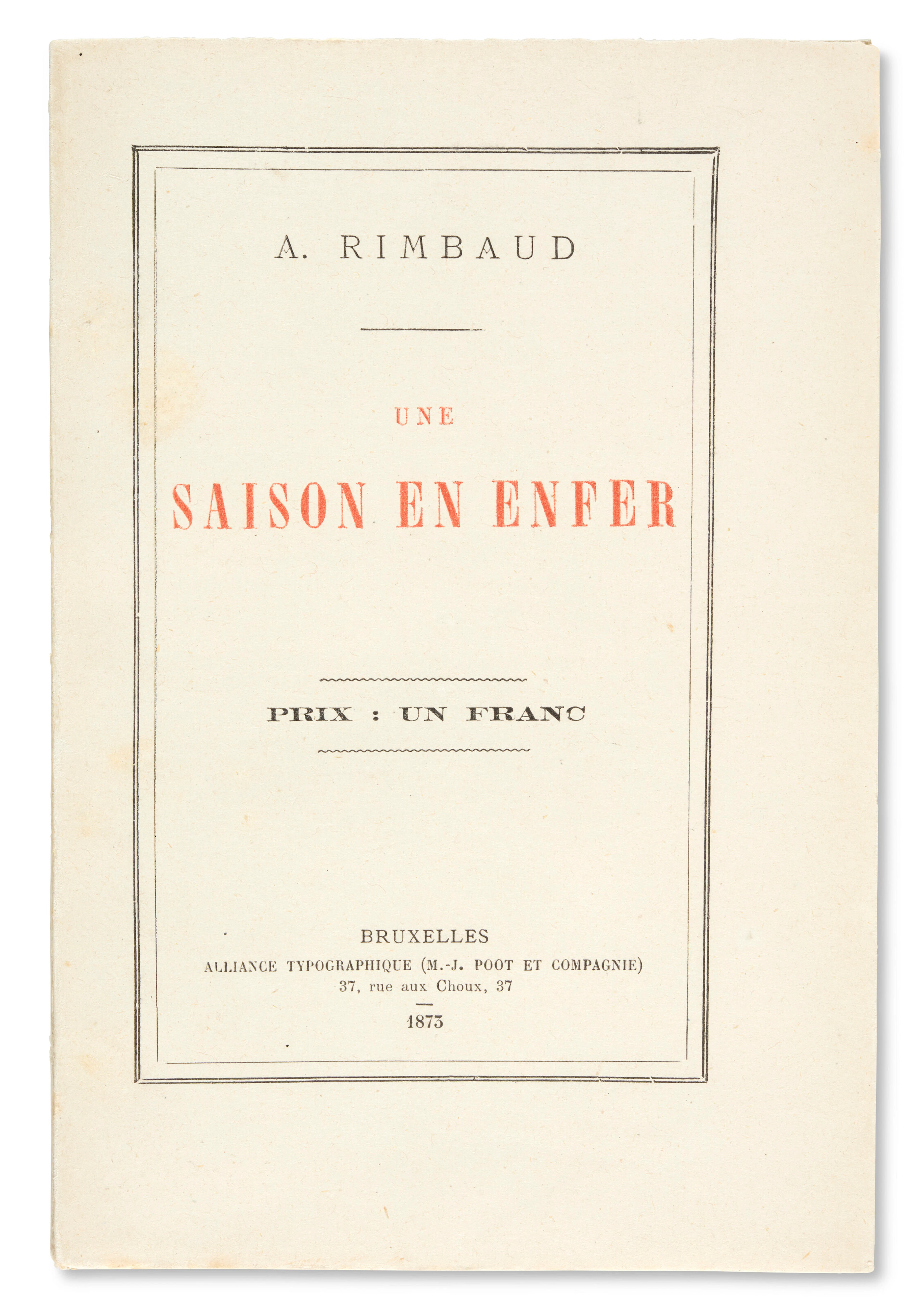 Rimbaud, Arthur (1854-1891)