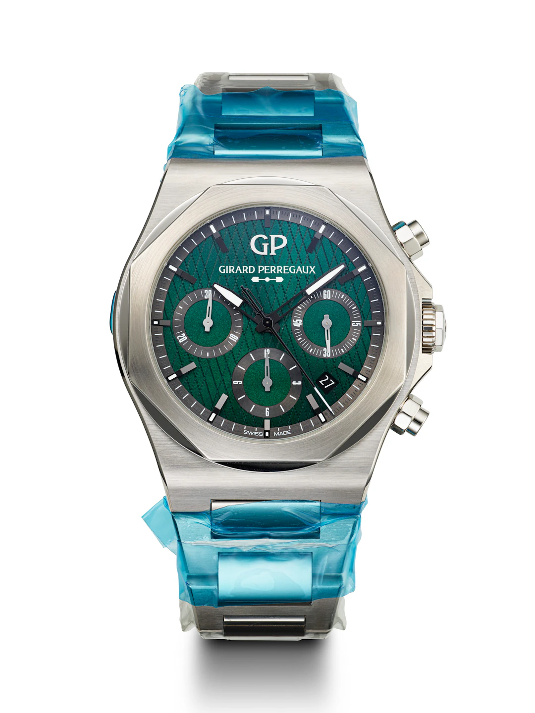 Girard-Perregaux, 'Stickered' Limited Edition Stainless Steel 'Laureato