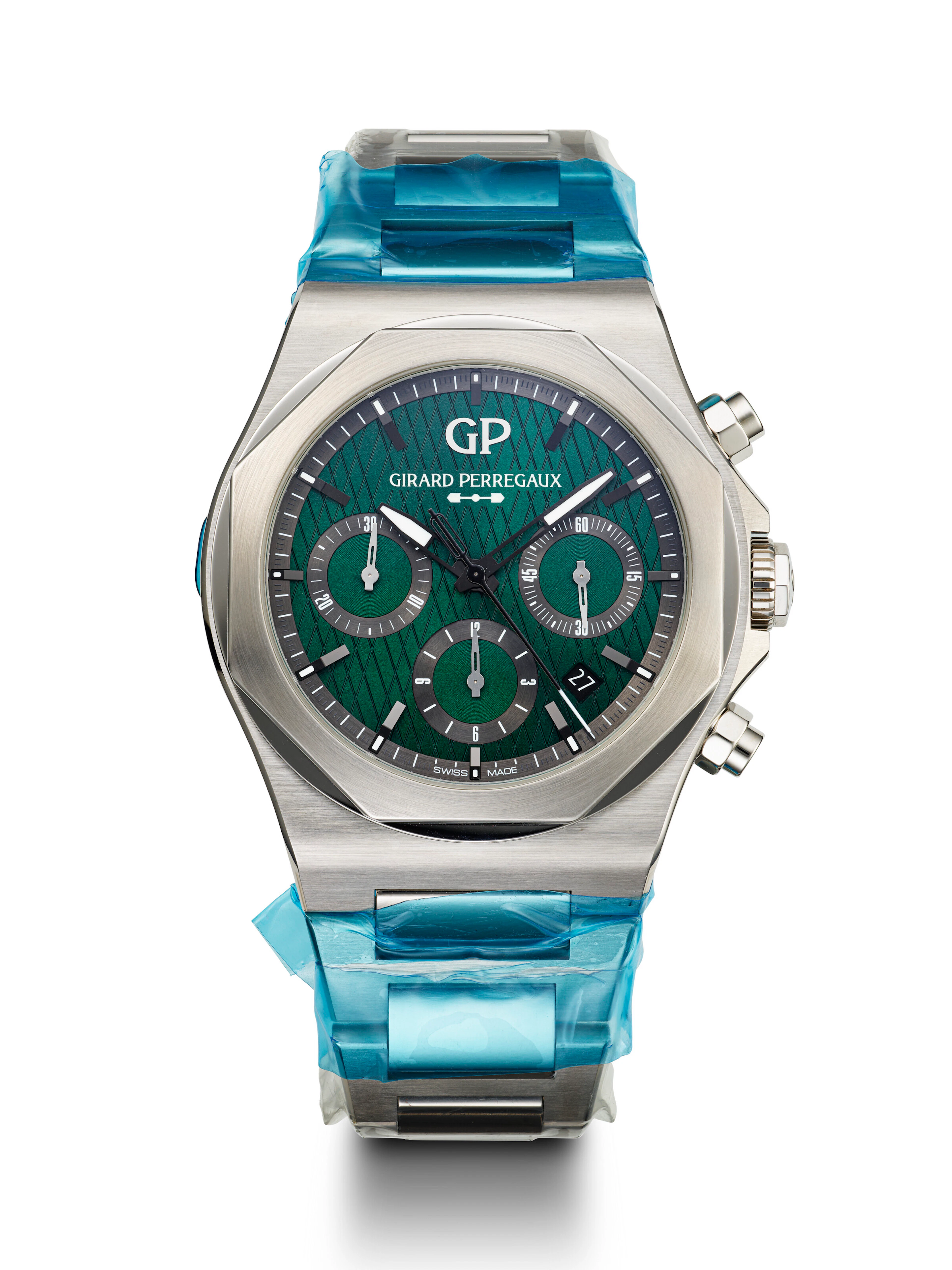 Girard-Perregaux, 'Stickered' Limited Edition Stainless Steel 'Laureato