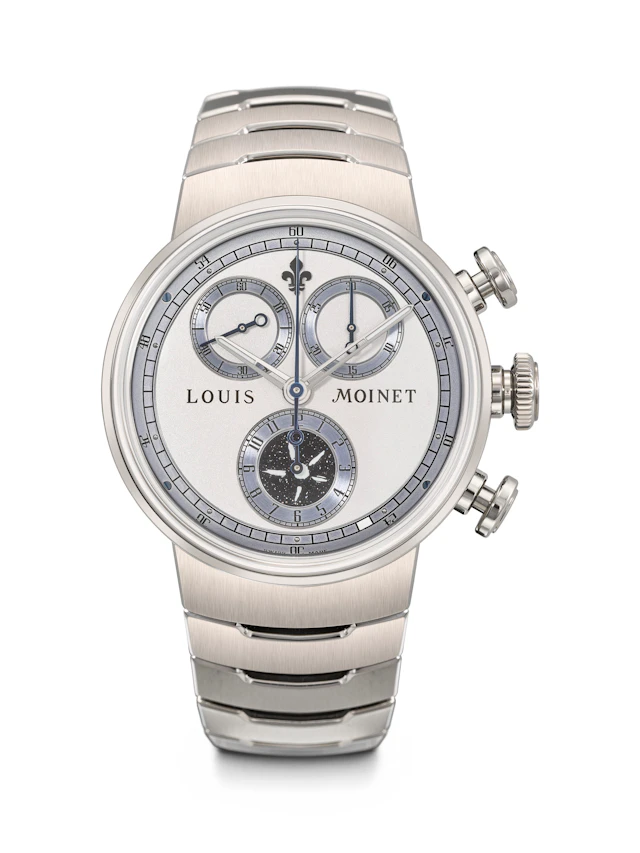 Louis Moinet. A Unique and Attractive Titanium Chronograph Wristwatch