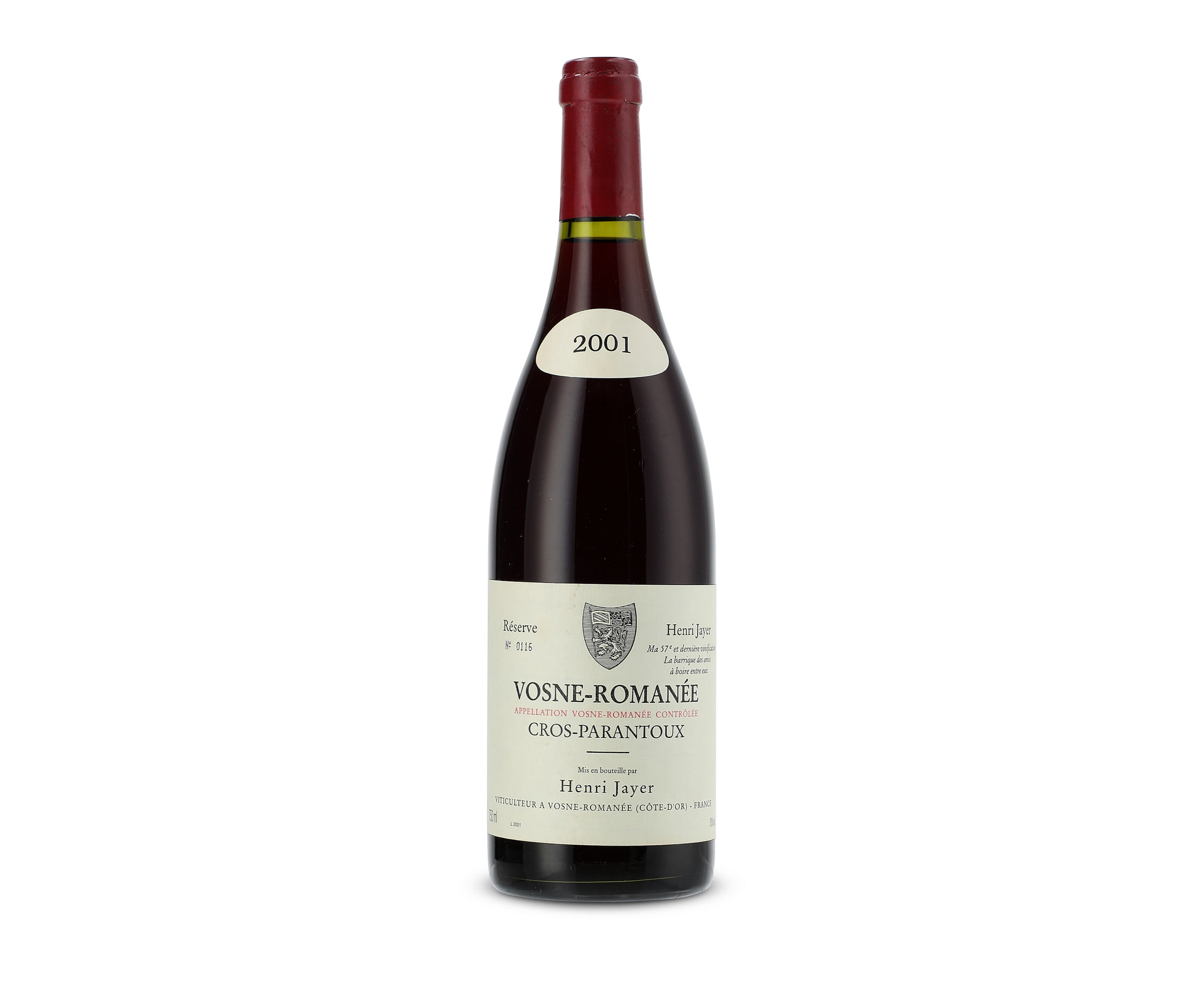Henri Jayer, Vosne-Romanée Cros Parantoux 2001