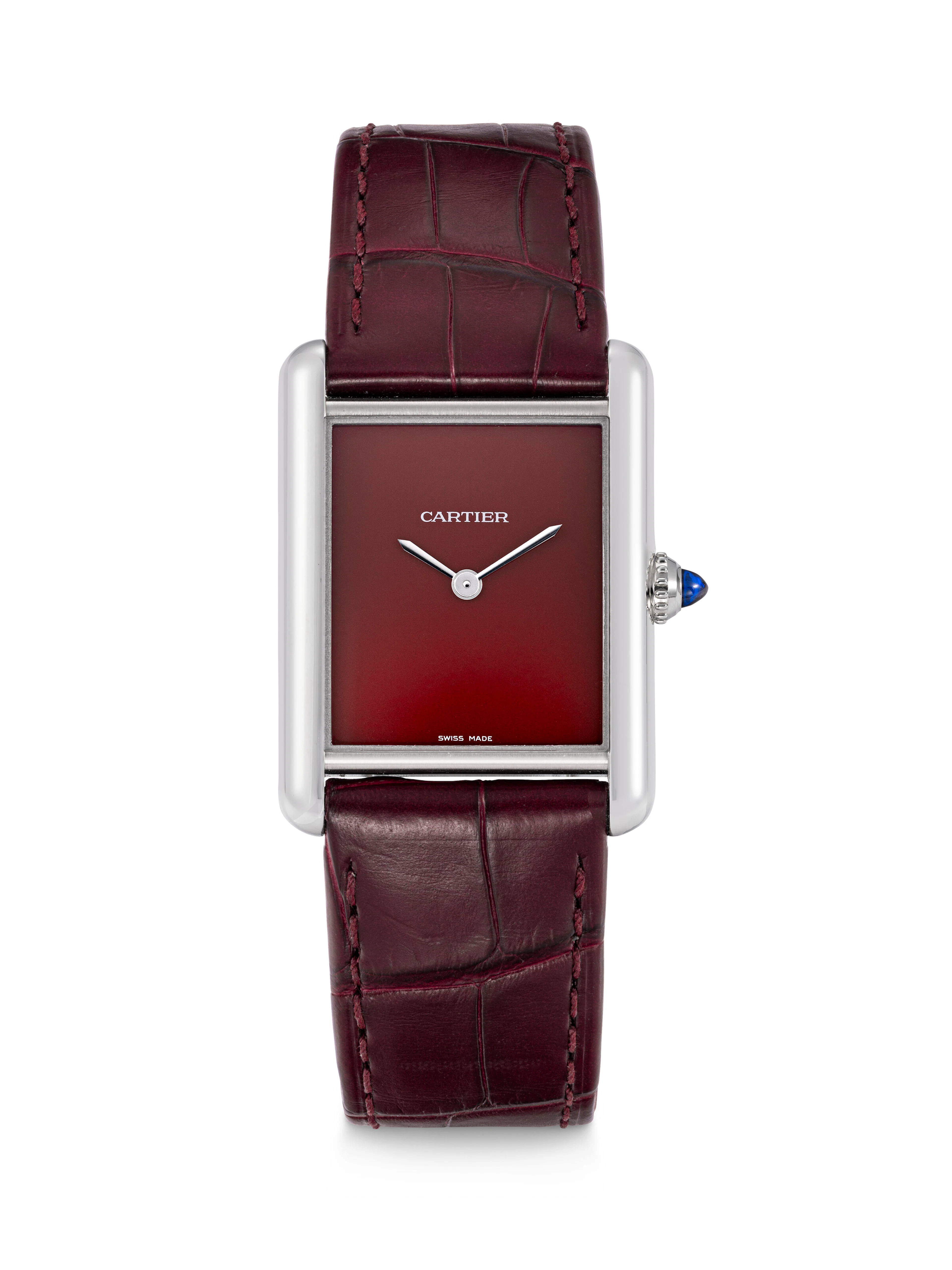 Cartier, Stainless Steel Tank Must
