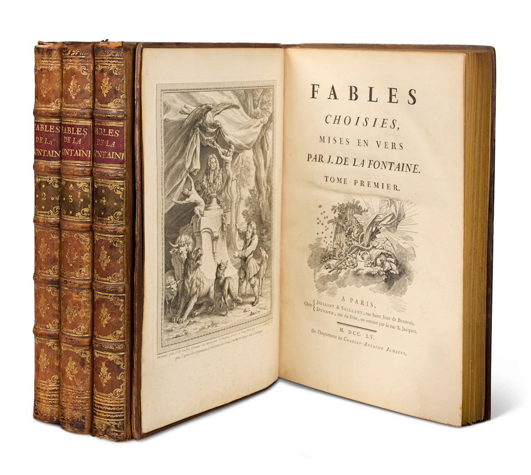 La Fontaine, Jean De (1621-1695) Et Jean-Baptiste Oudry (1686-1755)