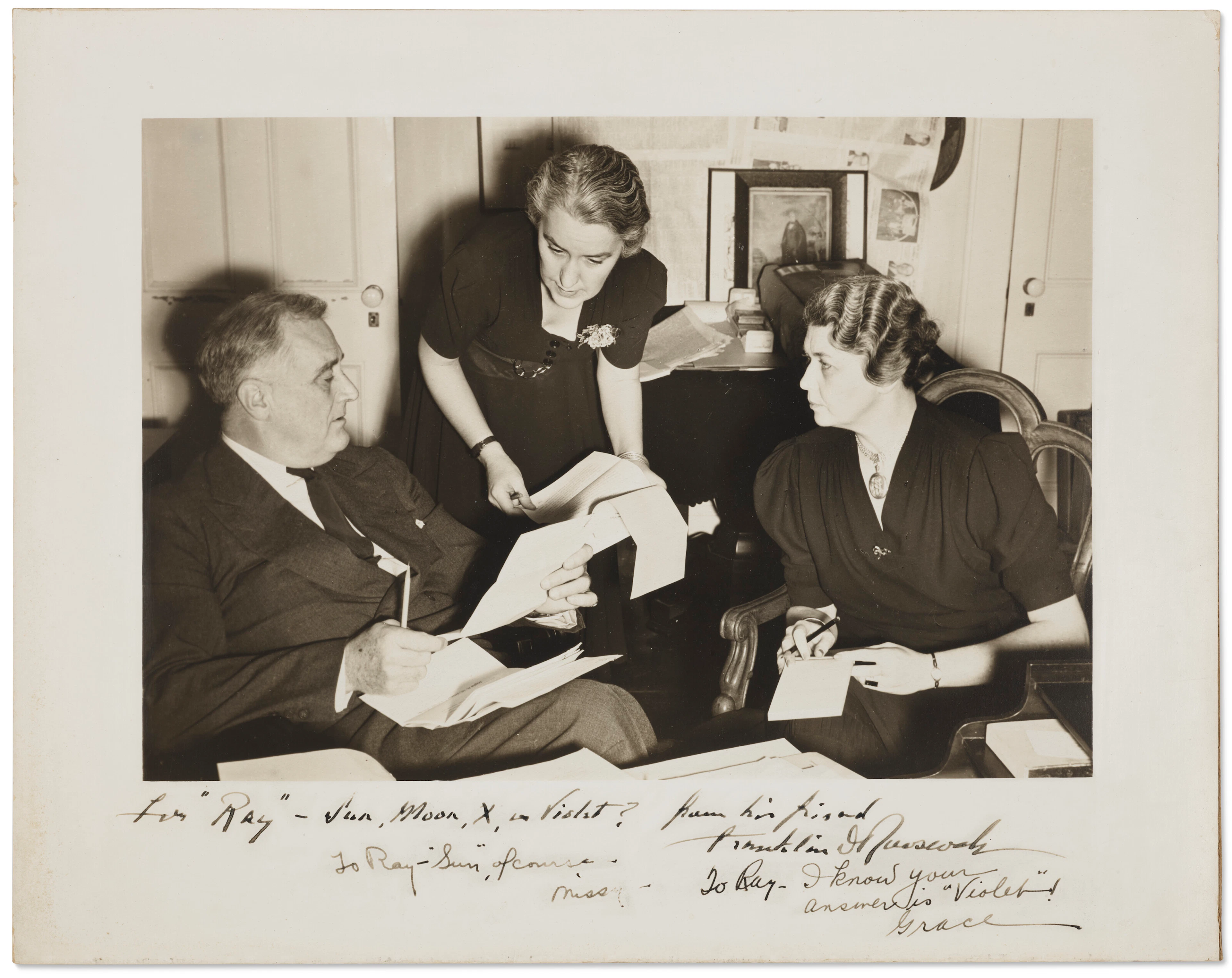 Fdr, Missy Lehand, and Grace Tully