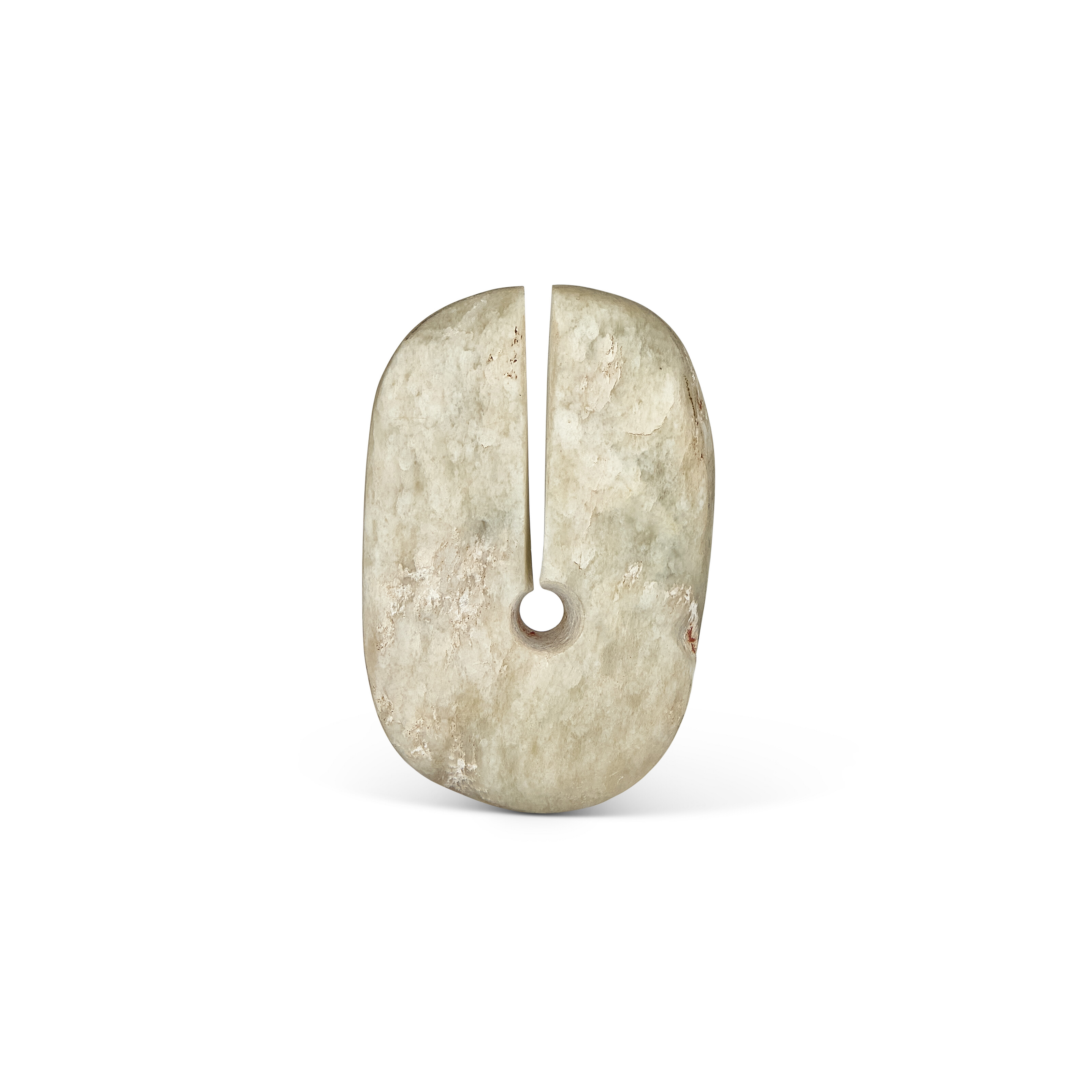 A Mottled Jade Split Ring