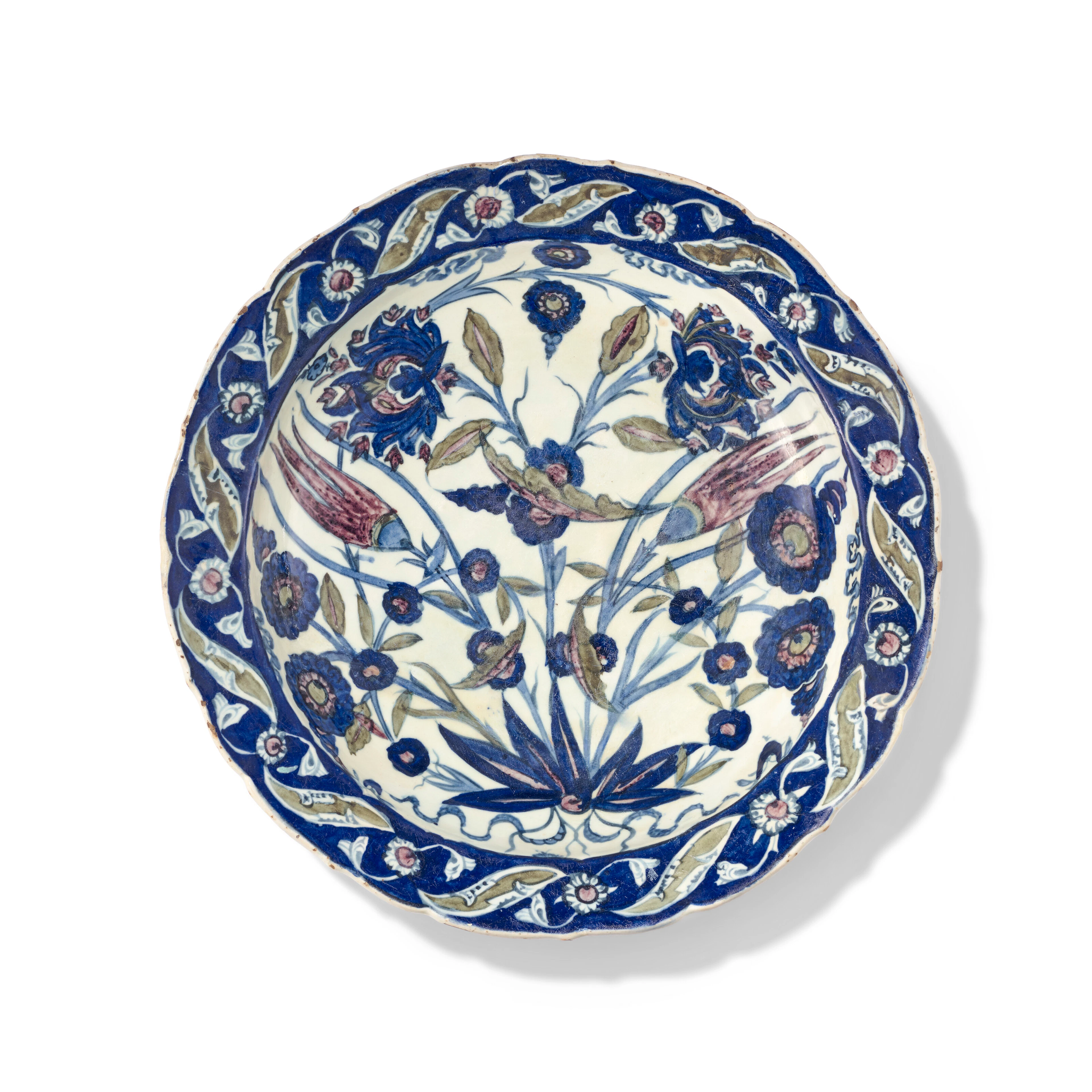 An Iznik 'Damascus-Style' Pottery Dish