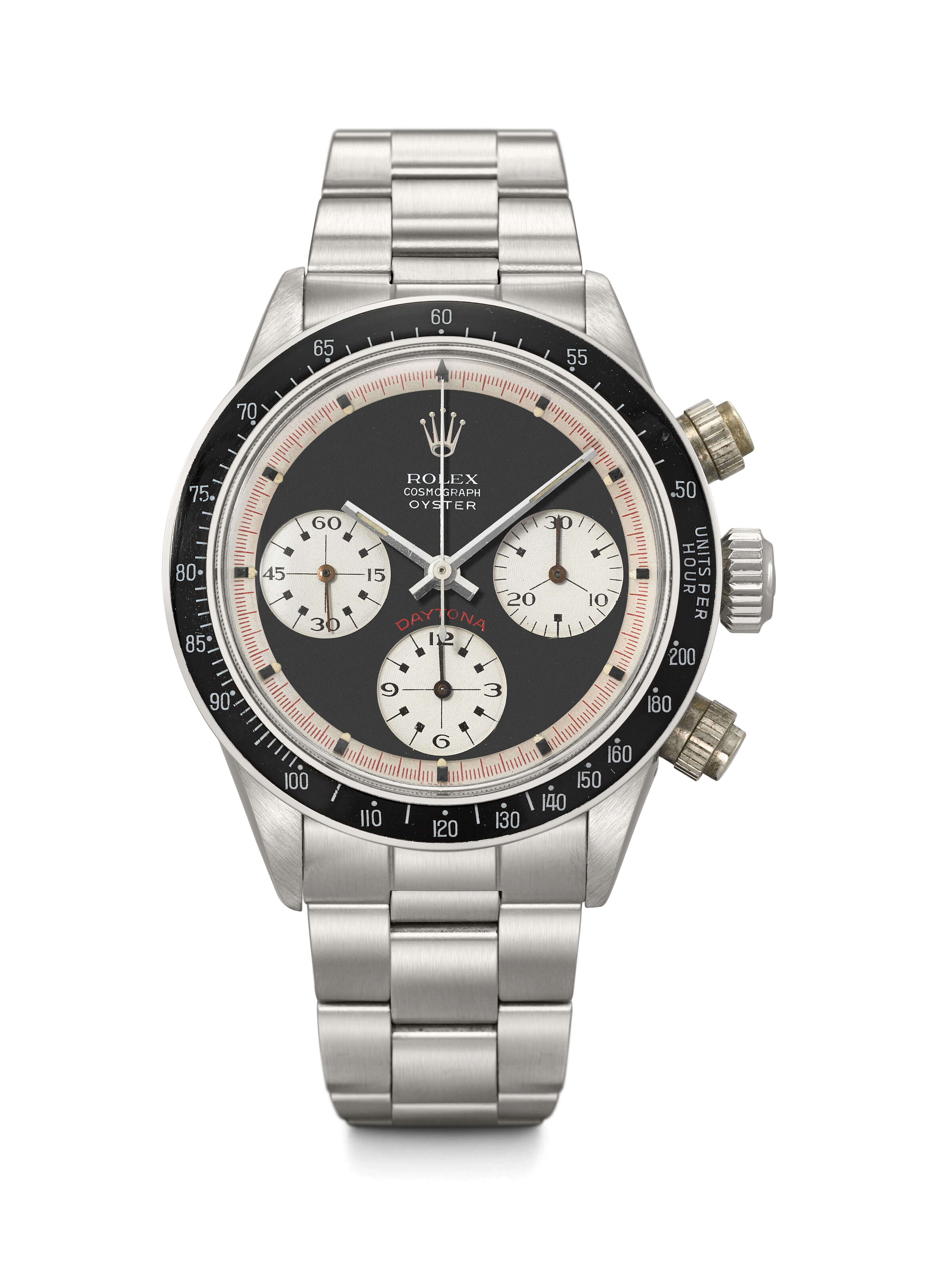 ROLEX. AN EXTREMELY RARE AND IMPORTANT STAINLESS STEEL CHRONOGRAPH