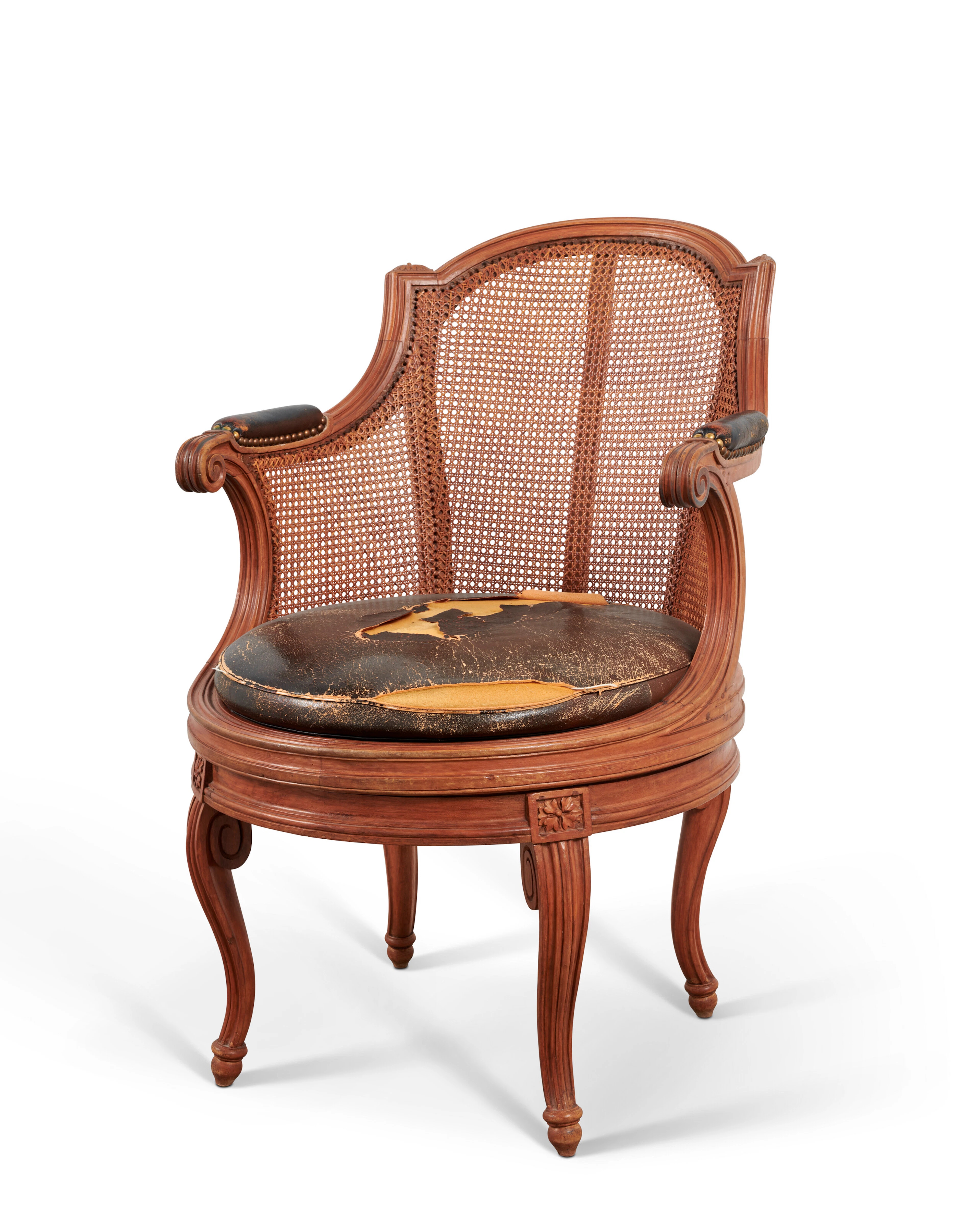 Fauteuil De Bureau D'époque Louis Xvi