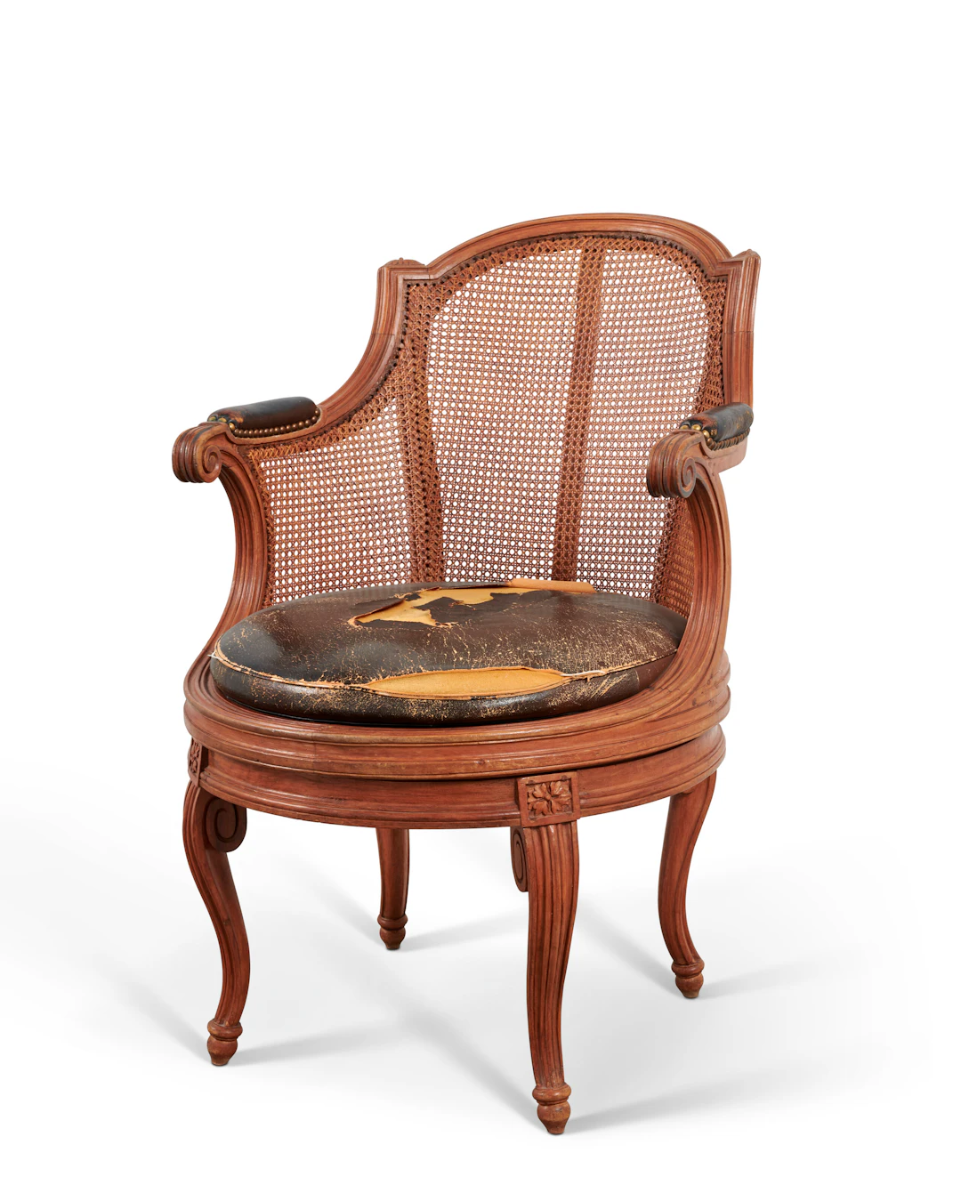 Fauteuil De Bureau D'époque Louis Xvi