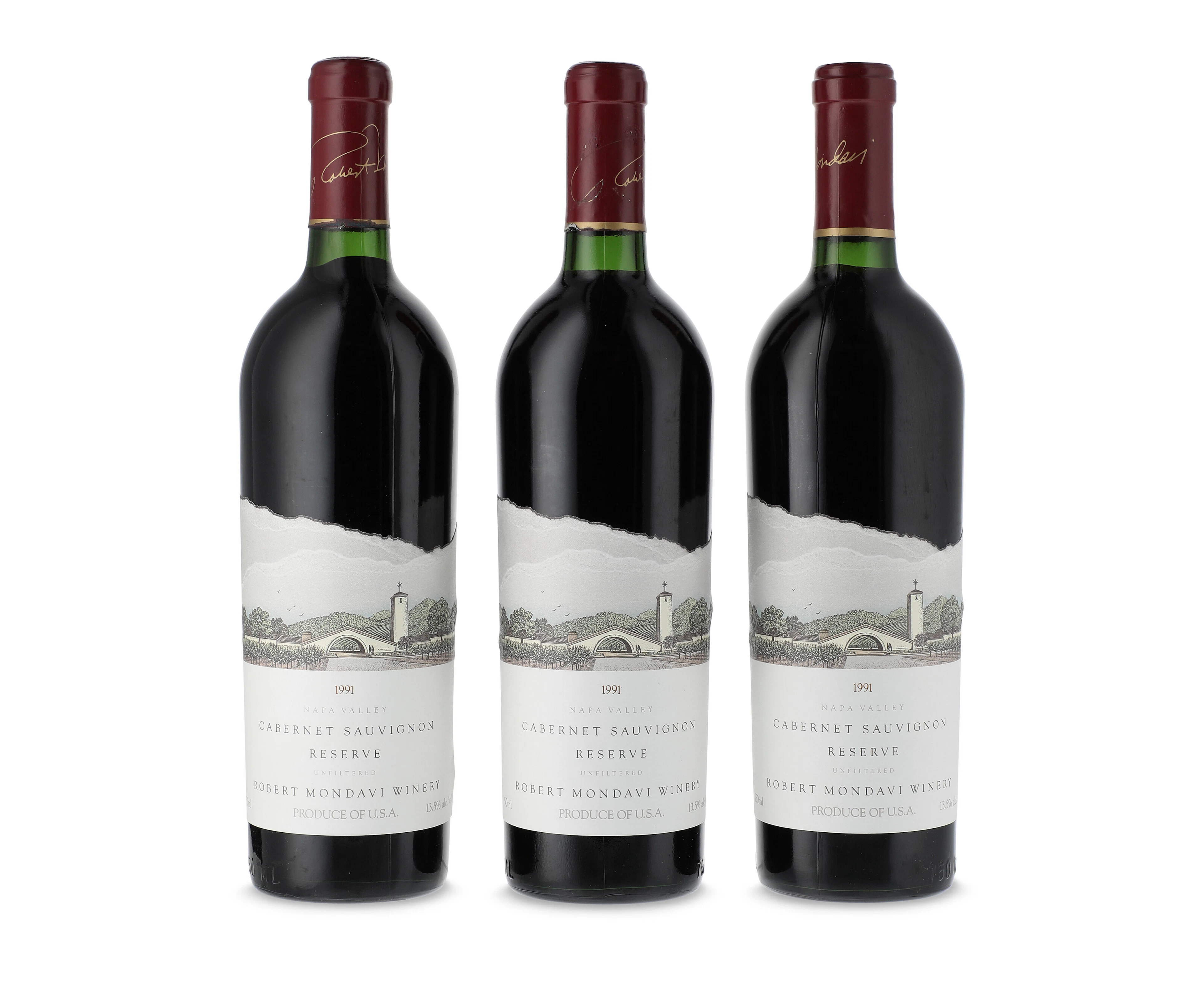 Robert Mondavi Winery, Cabernet Sauvignon Reserve, Oakville 1991