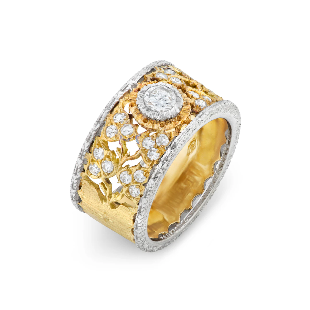 Buccellati Diamond Band Ring