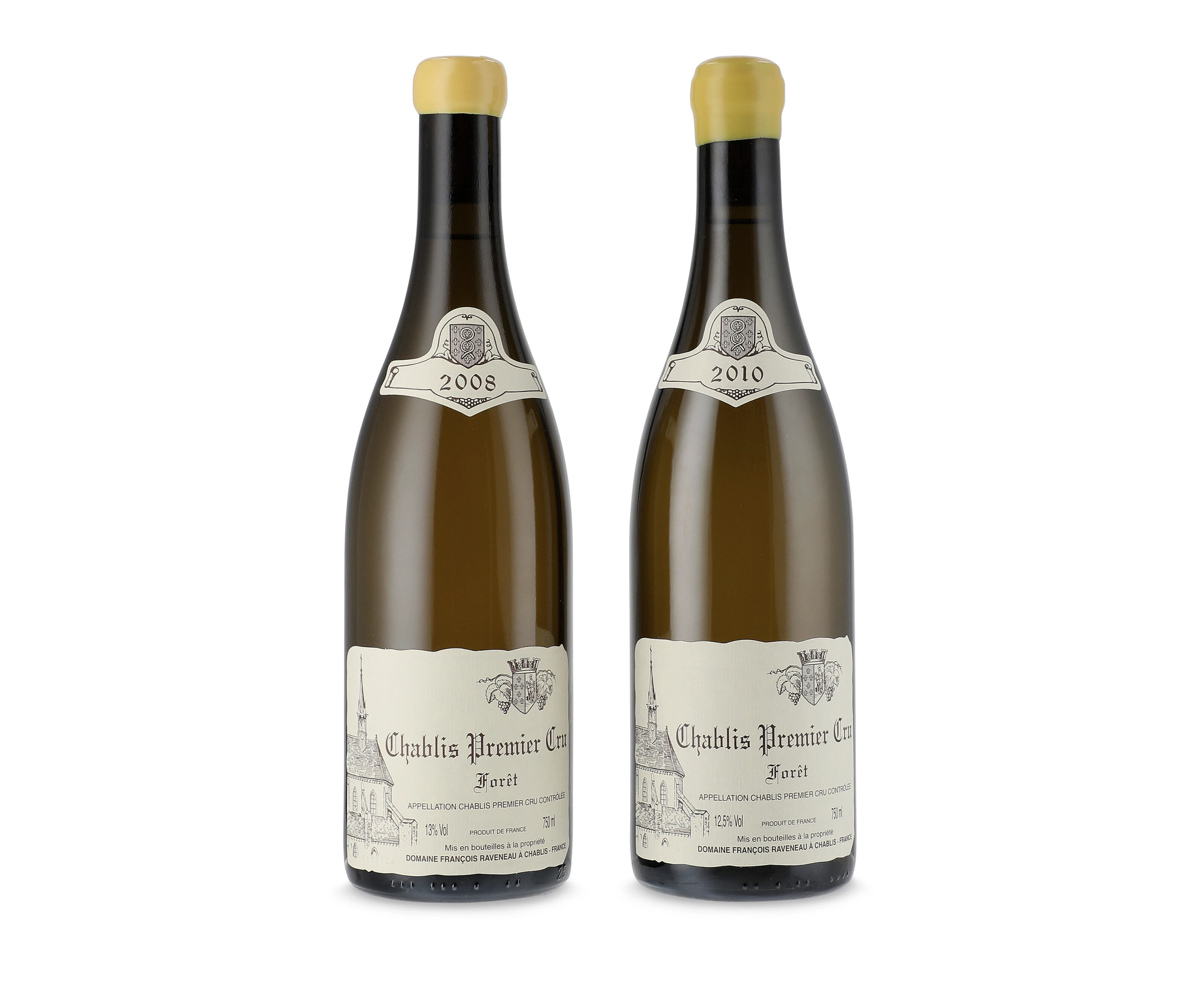 Mixed 2008 & 2010 Domaine François Raveneau, Chablis, Forets